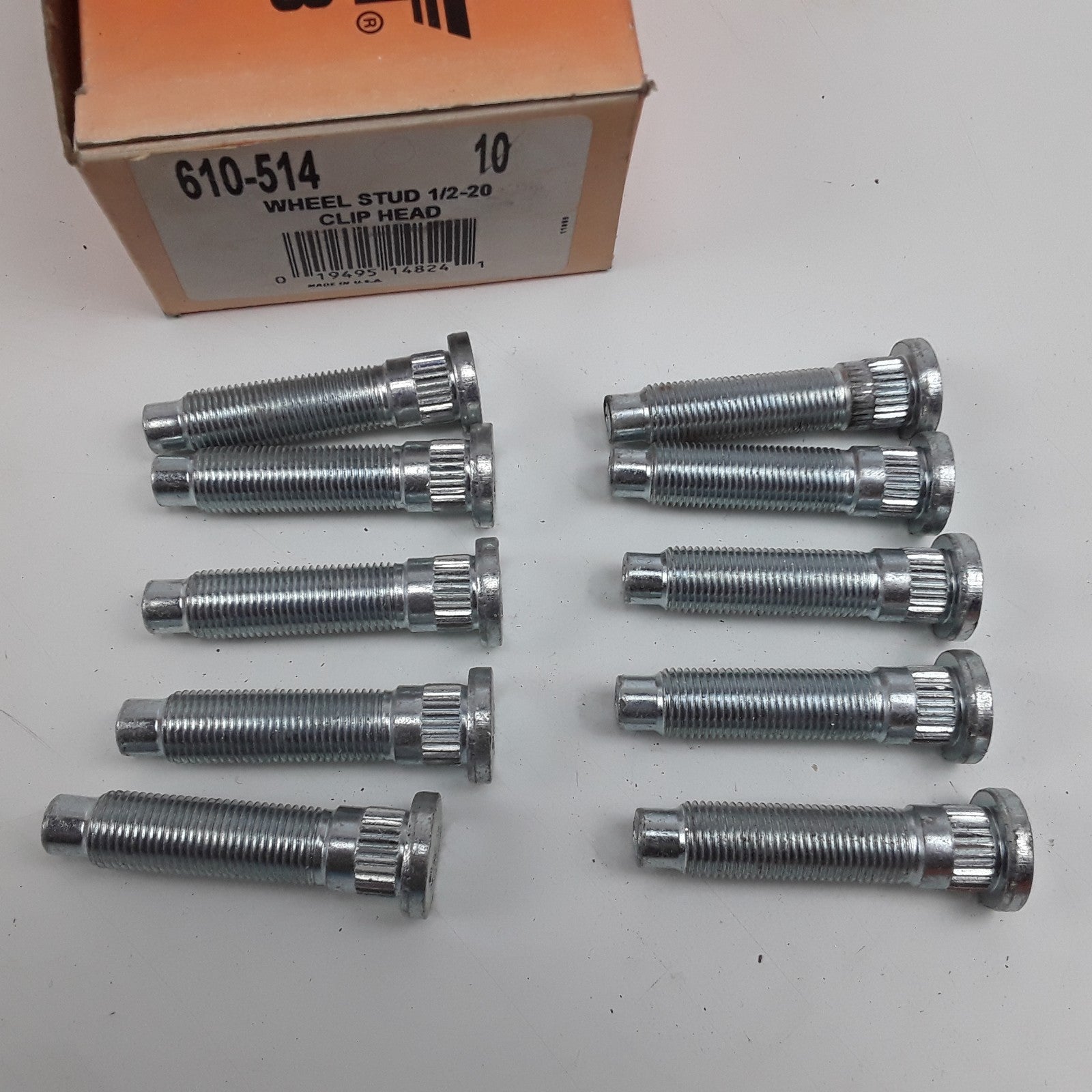 Wheel Stud With Clip Head 1/2-20 Fits Mercury Monterey Ford Freestar (2004-2007)