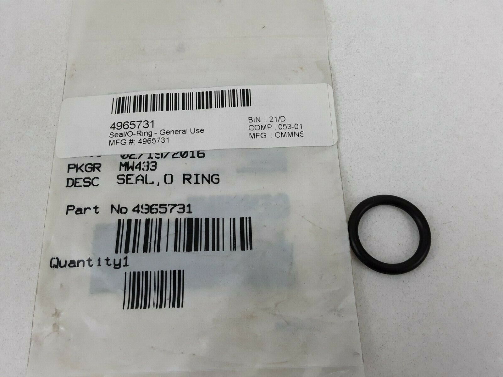CUMMINS 4965731 - O Ring Seal Fast Free Shipping - HotCarParts