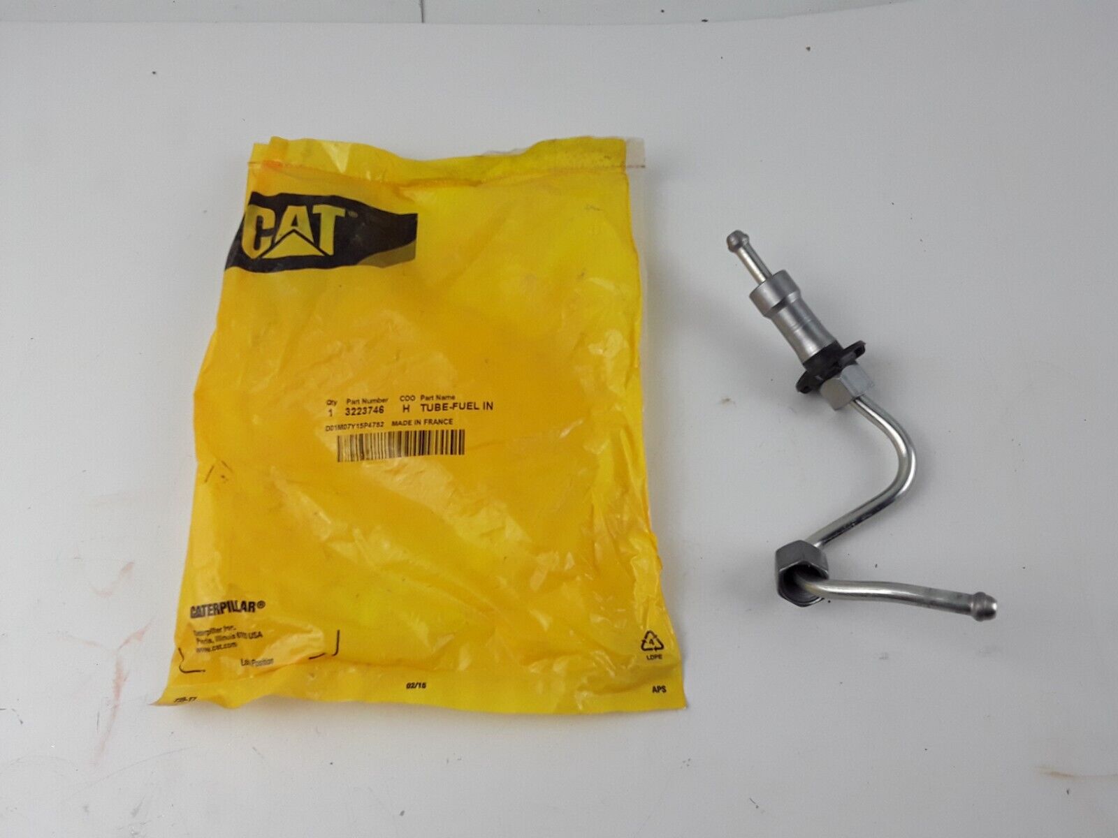 CAT 3223746 TUBE FUEL INJECTION NO.2 Fits Caterpillar 420E 430E 450E 914G 914G2 - HotCarParts