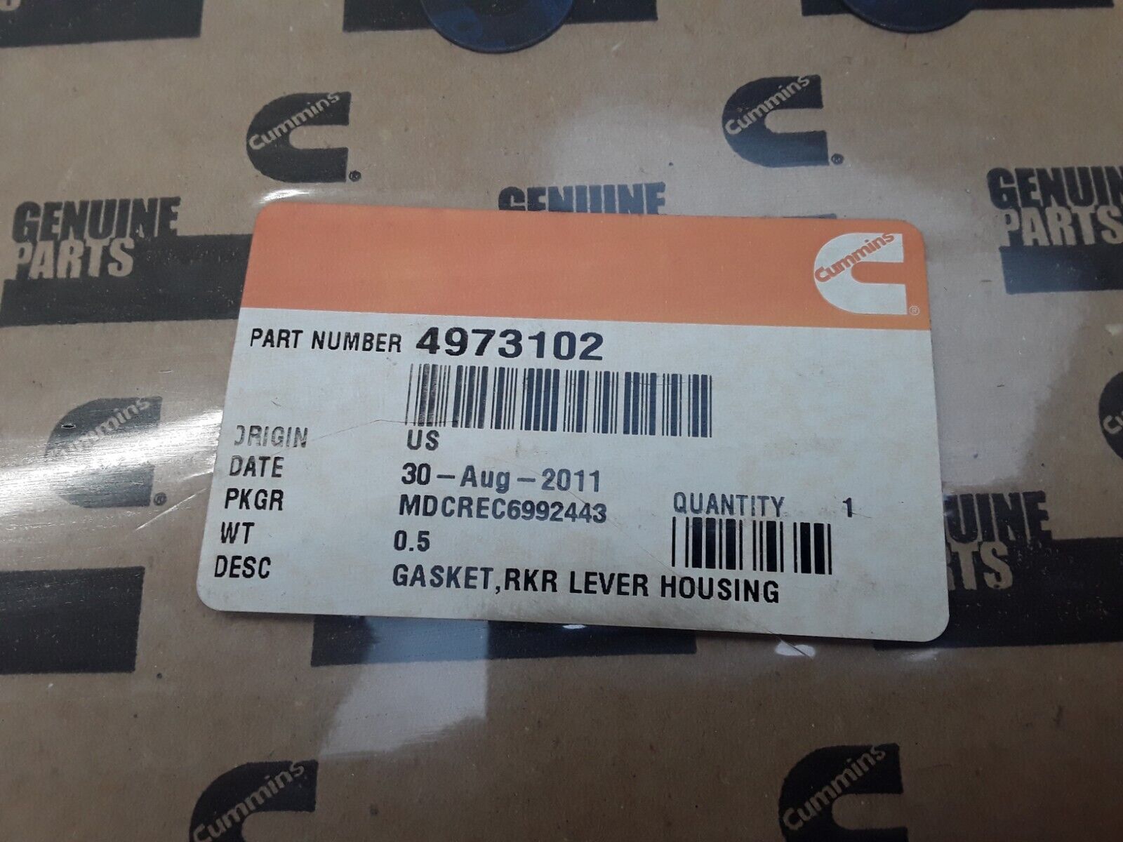 Cummins 4973102 Rocker Lever Housing Gasket L10 11L M11 ISM11 ISM QSM 4070529 - HotCarParts