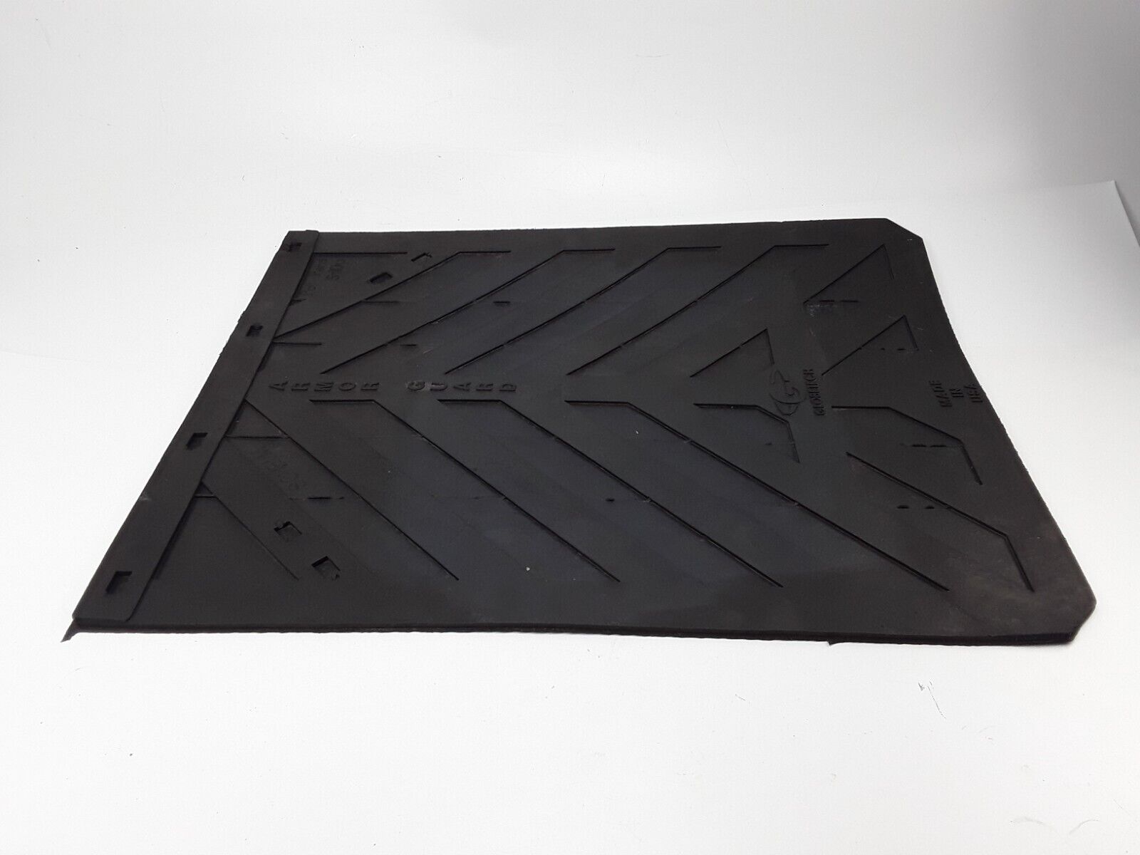 MUD FLAP ARMOUR GUARD BLACK 30 X 24 X 5/16 INCH REINFORCED RUBBER SBR/NR - HotCarParts