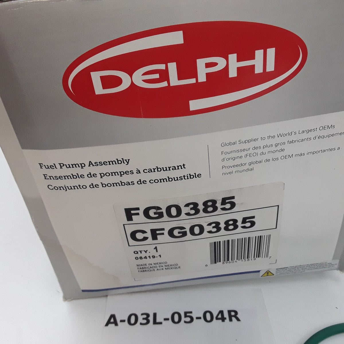Delphi FG0385 Fuel Pump Module Fits Pontiac Aztek Buick Rendezvous 2004-2005