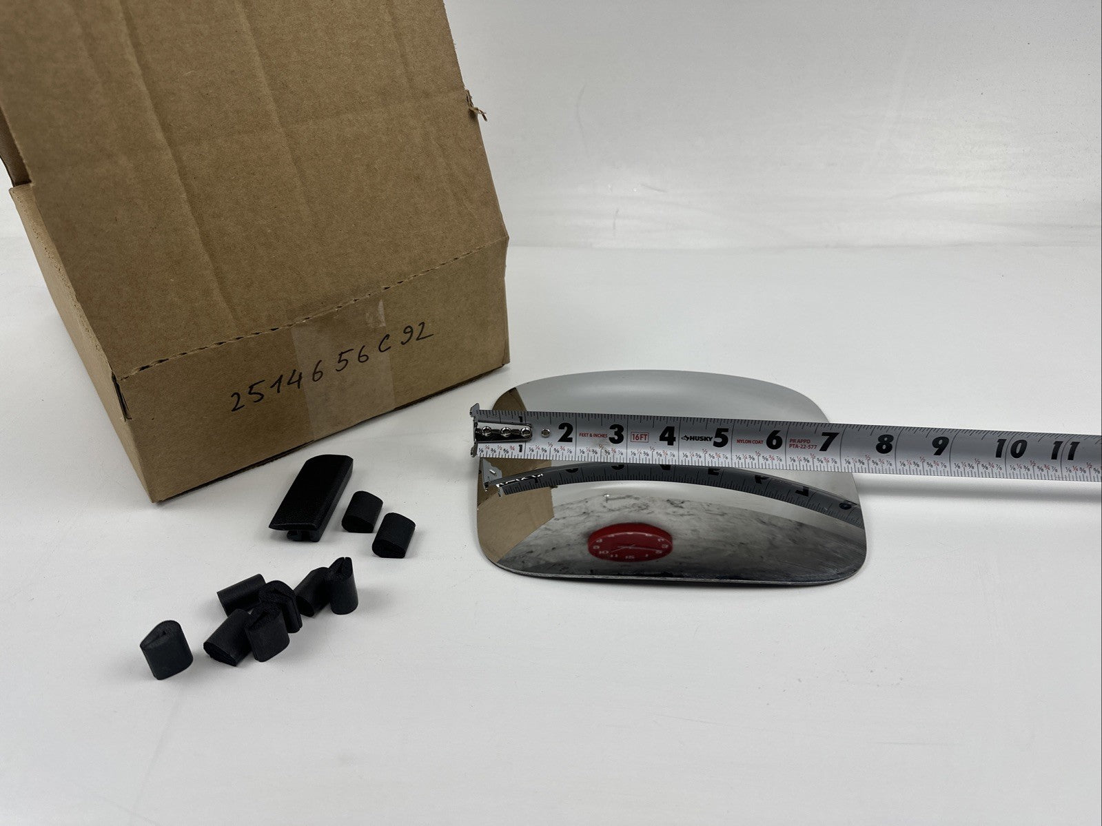 OEM International 2514656C92 Door Convex Mirror Glass & Mounting Clips Kit