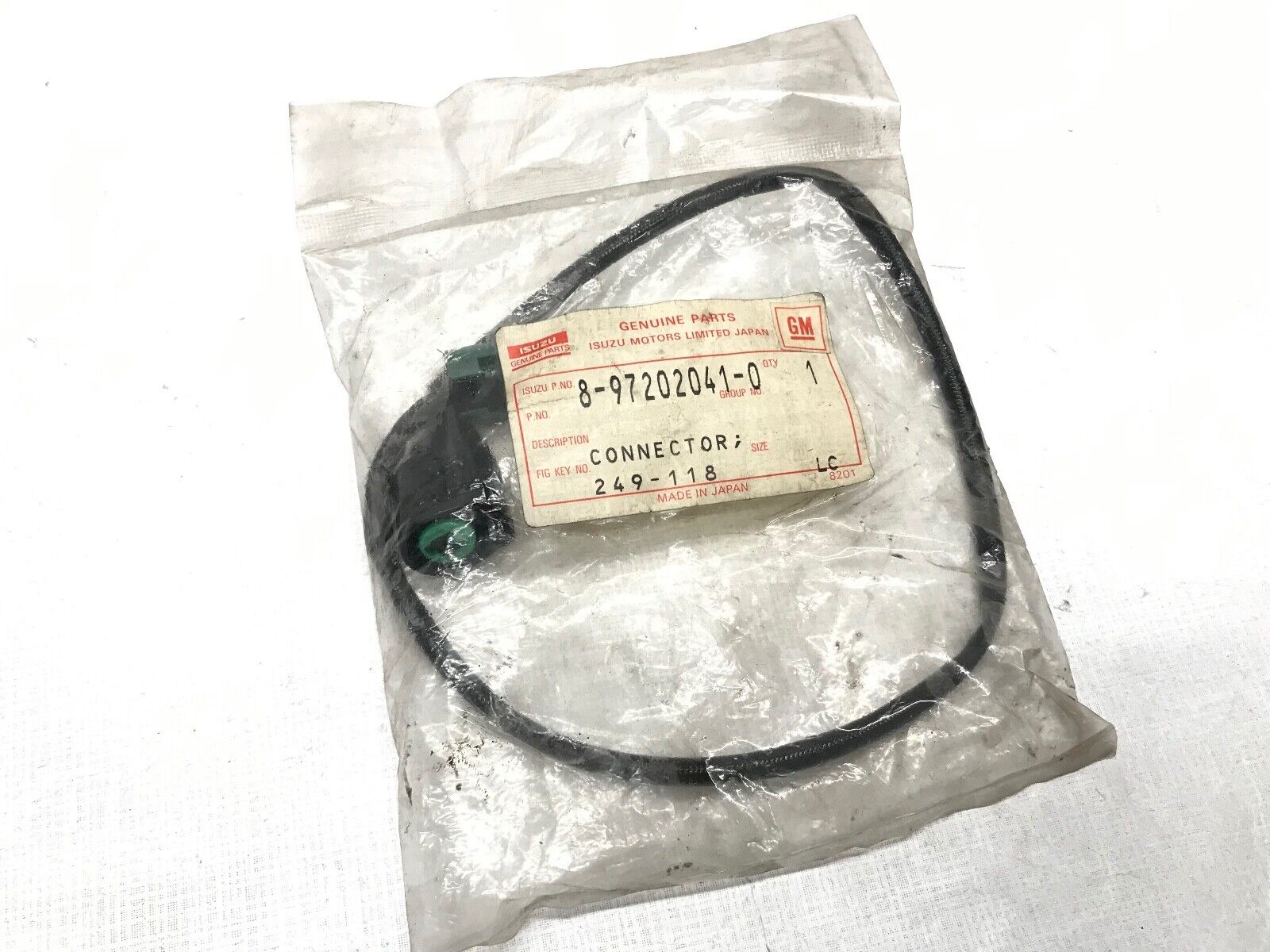 8-97202-041-0 ISUZU NPR 98-99 CONNECTOR/ HARNESS - HotCarParts