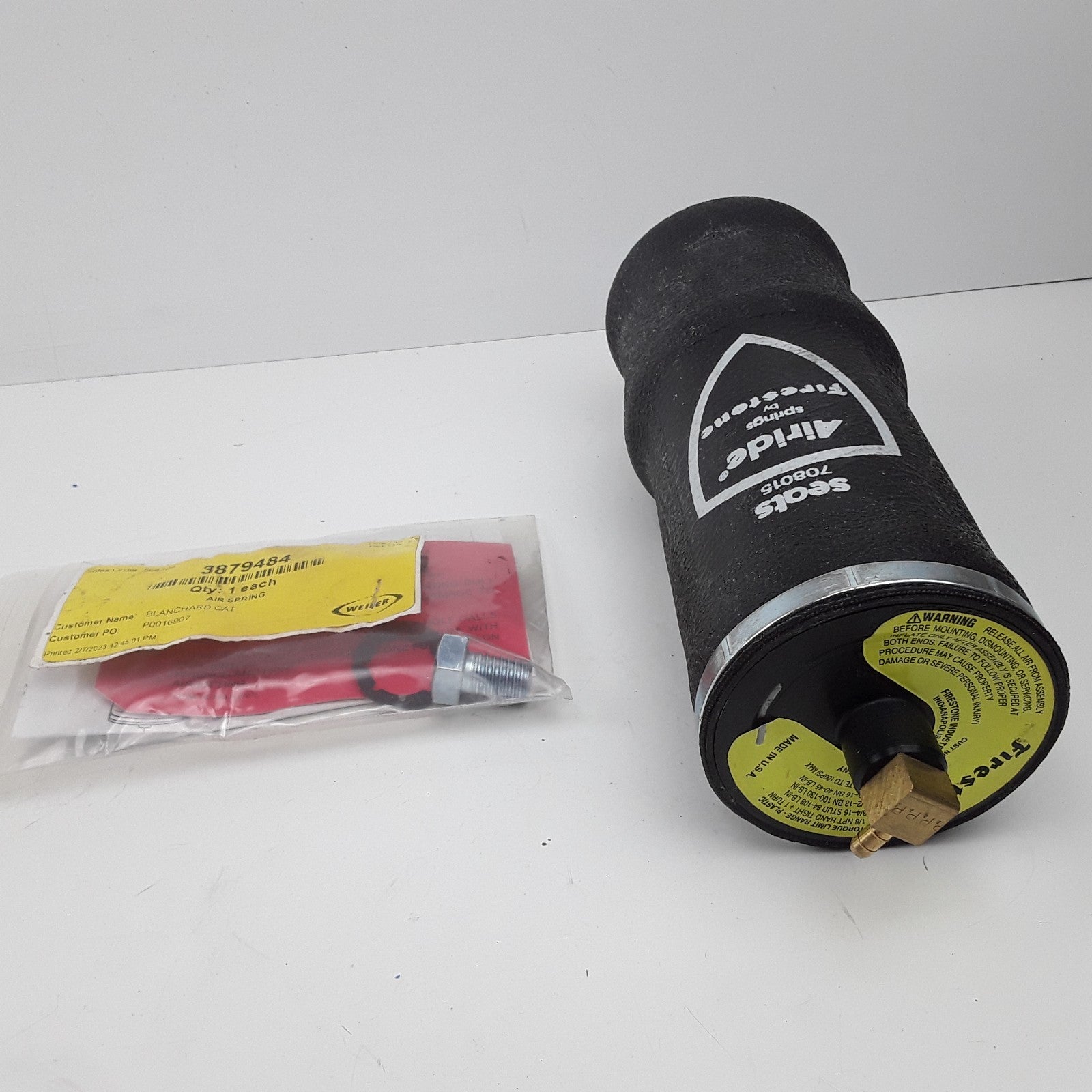 Seat Air Bag Spring For Freightliner Peterbilt Kenworth Mack International Truck