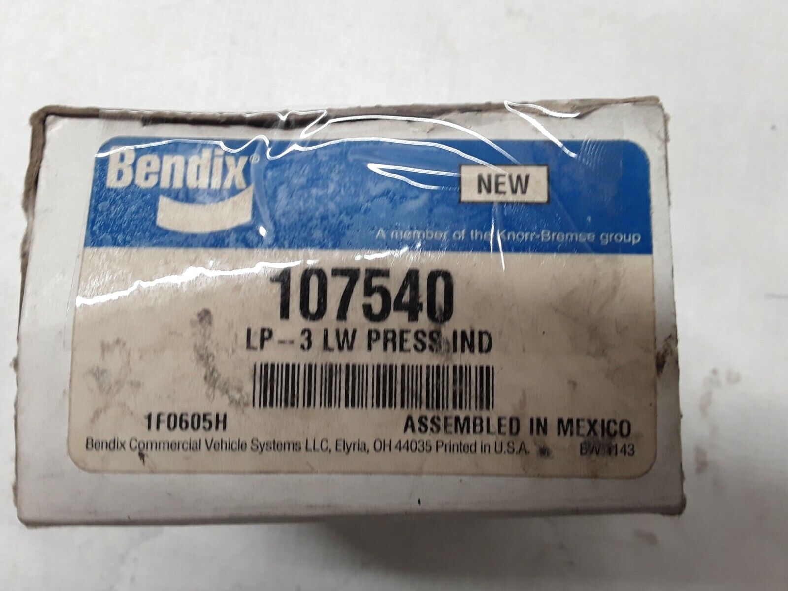 Bendix 107540 N LP-3 Pressure Indicator FAST FREE SHIPPING - HotCarParts