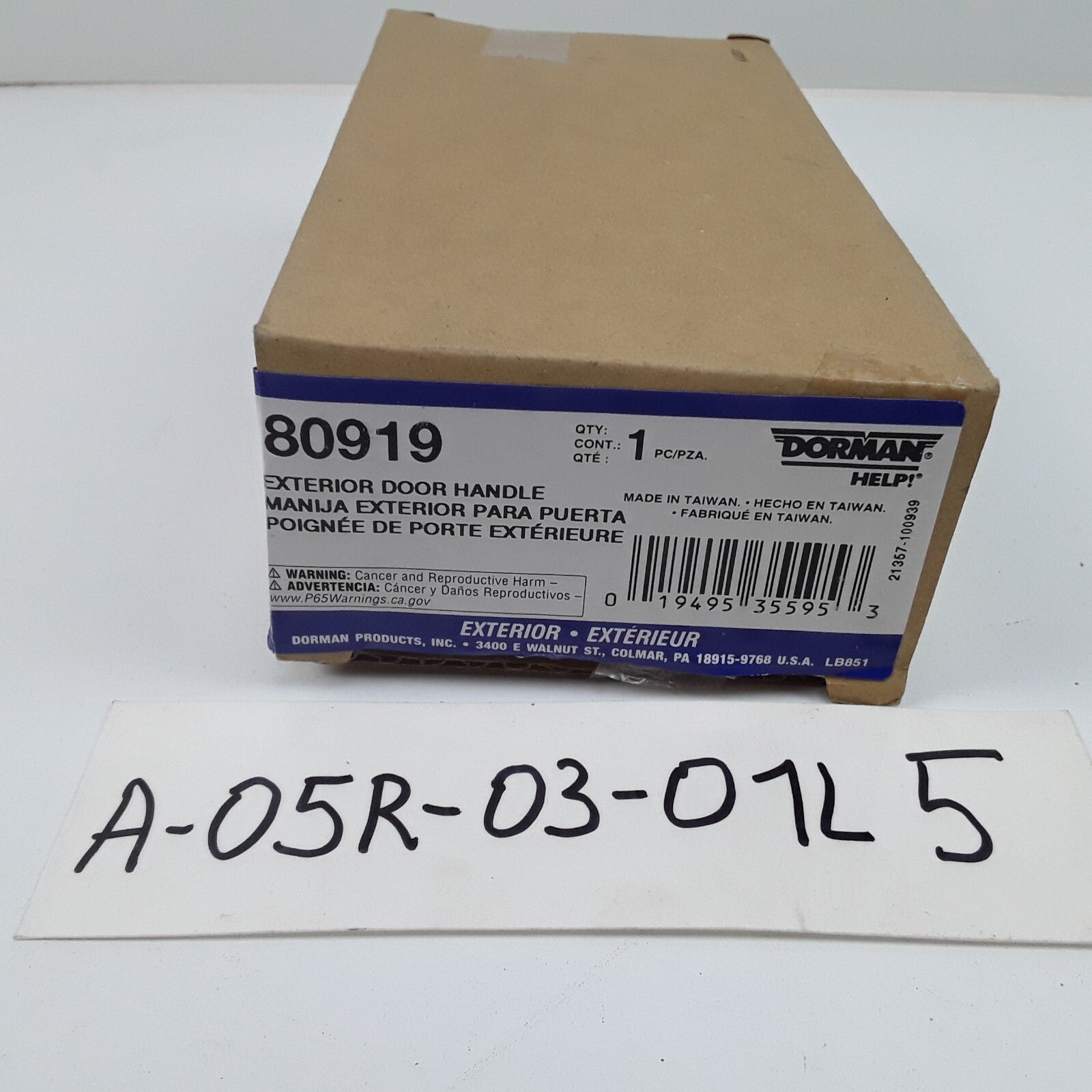 Front Exterior Door Handle For Ford E-350 E-450 Super Duty E-250 E-150 2008-2014