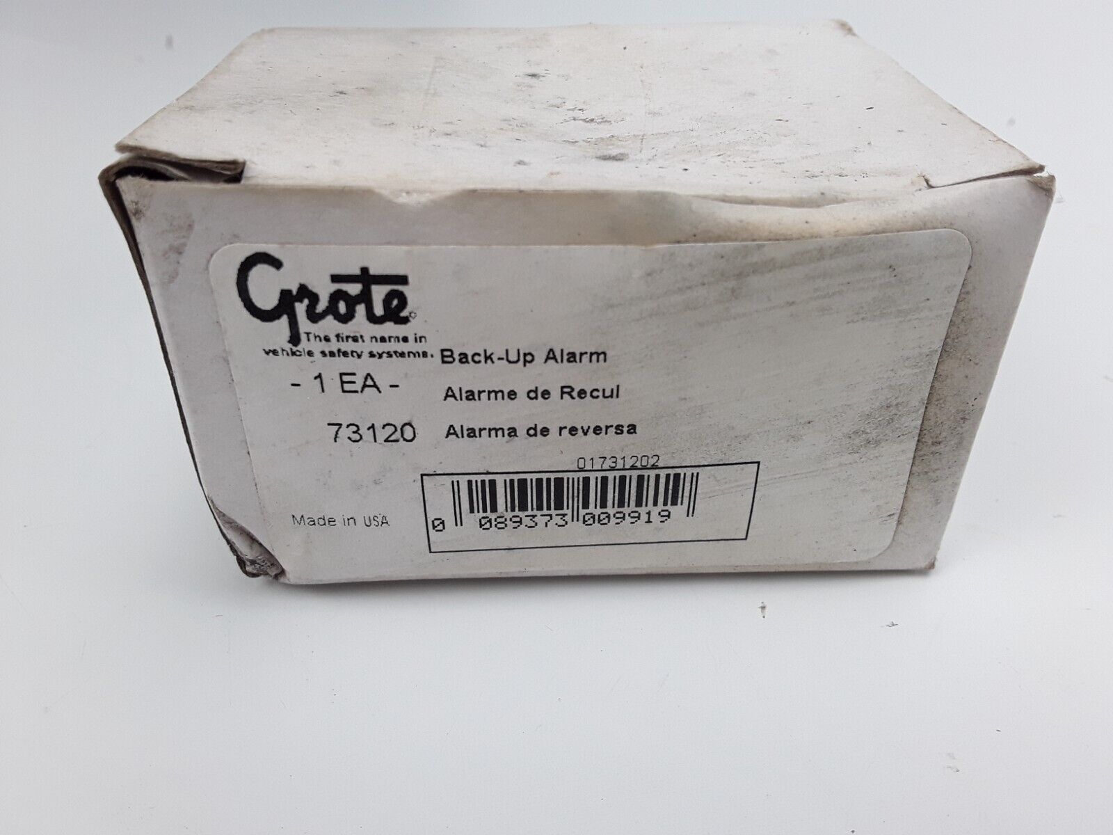 Grote 73120 Light Duty Backup Alarm, 90 Decibels, Retail Pack Fast Free Shipping - HotCarParts
