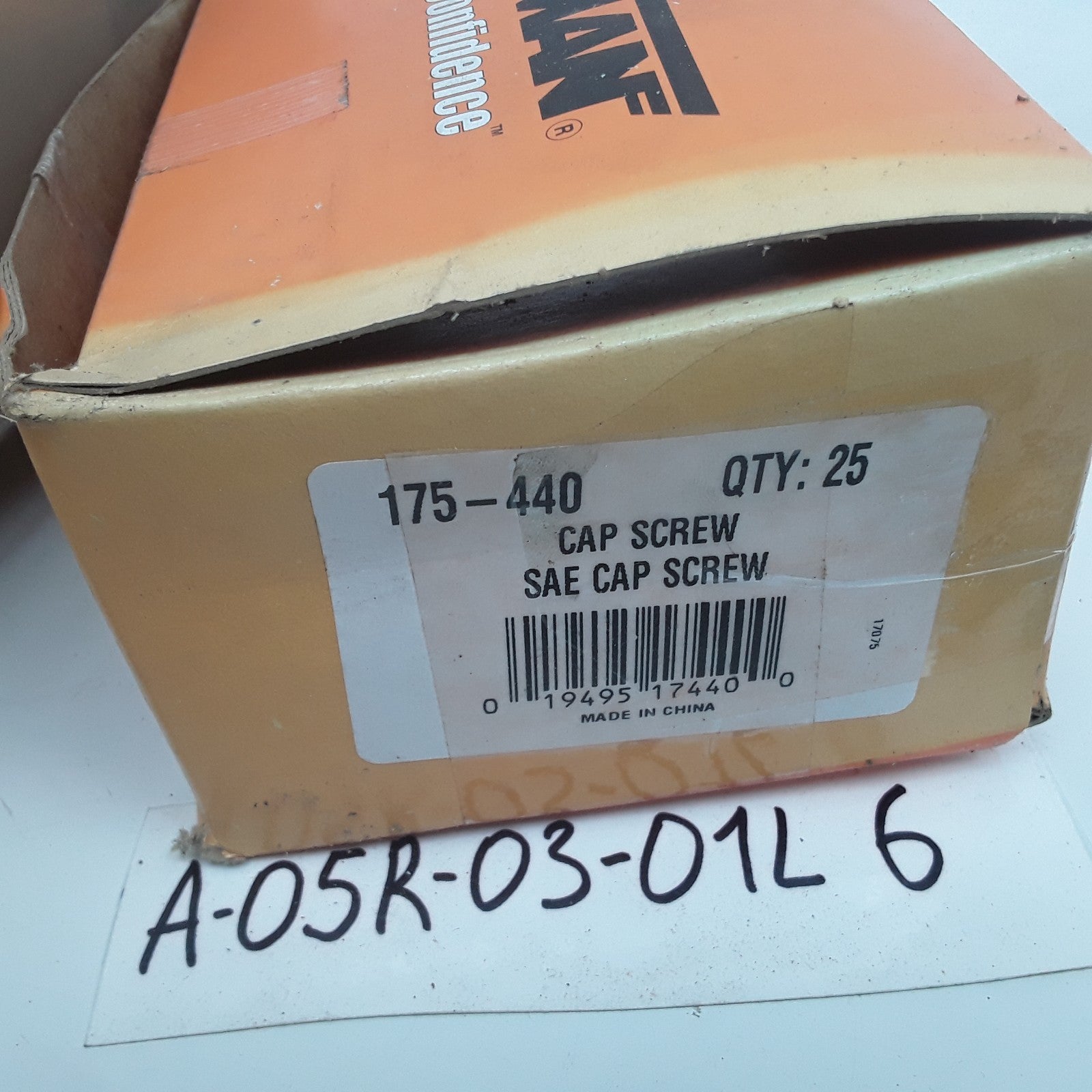 Dorman 175-440 Cap Screw-Hex Steel Head-Grade 5- 1/2-20 x 4 in Set of 25