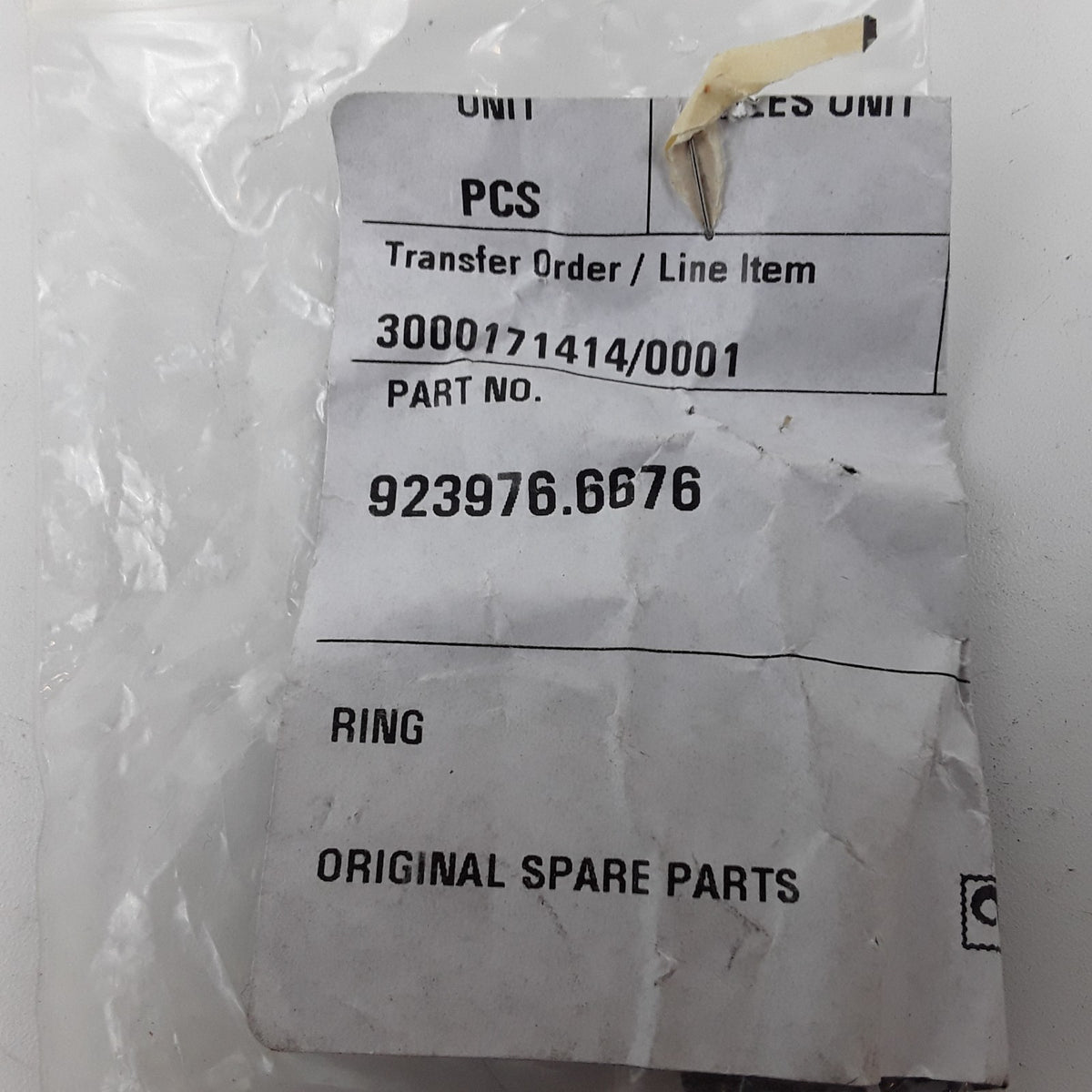 Kalmar 923976.6676 Forklift Attachment Twistlock Spacing Piece Ring