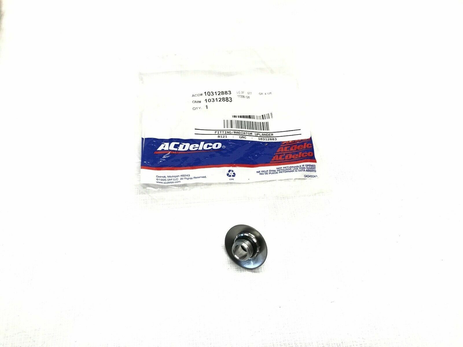 Auto Trans Oil Cooler End Fitting ACDelco Original Equipm 10312883 GM 10312883 - HotCarParts