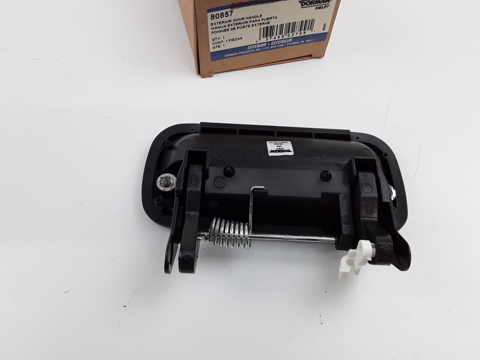 Exterior Door Handle Rear Left Smooth Black for 1996-2004 Toyota Tacoma 4Runner - HotCarParts