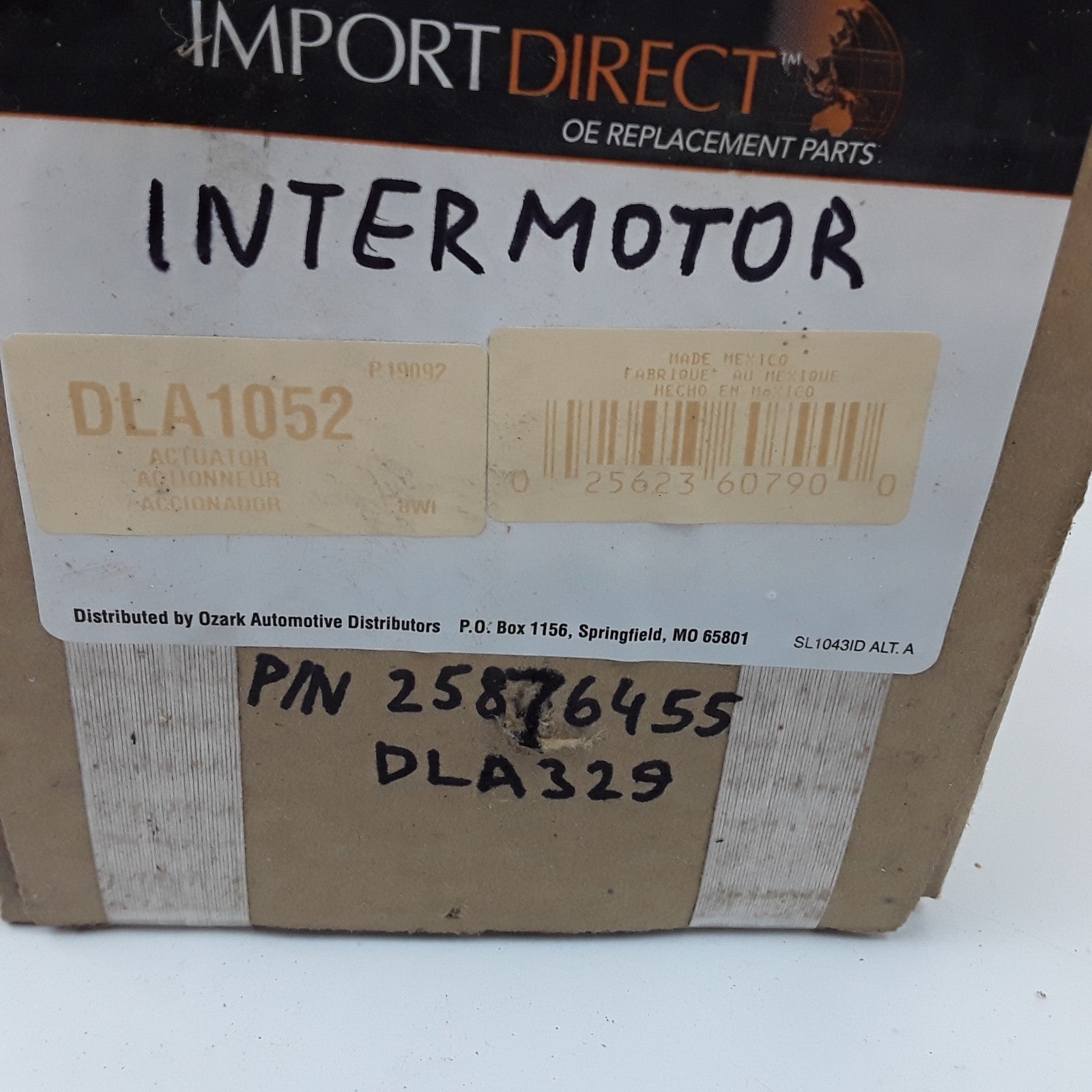 Door Lock Actuator Motor Driver Rear LH Left 2006-2009 2010 For Buick Lucerne