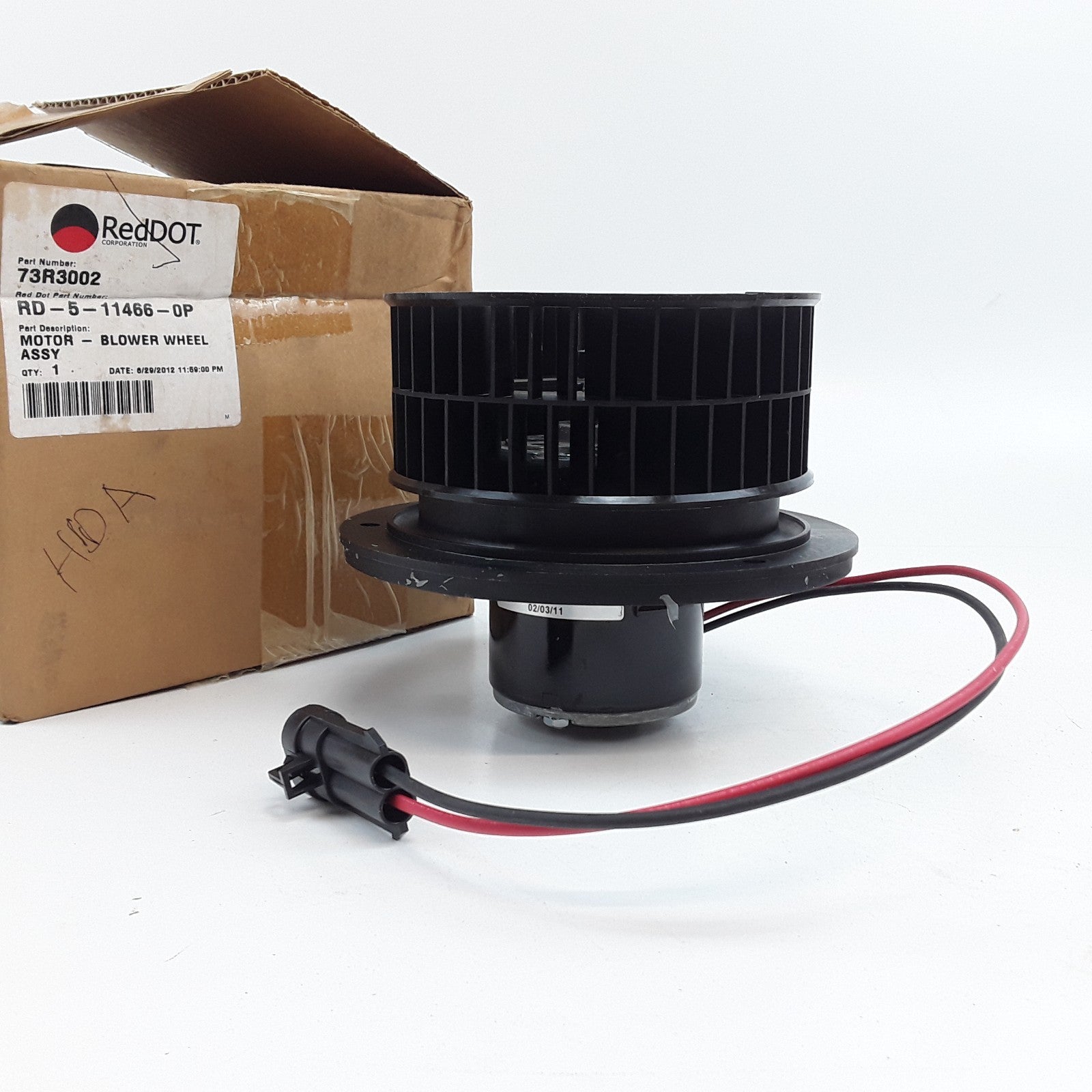 Single Flanged Blower Motor Fits Sterling Truck Freightliner Volvo 1989-2005