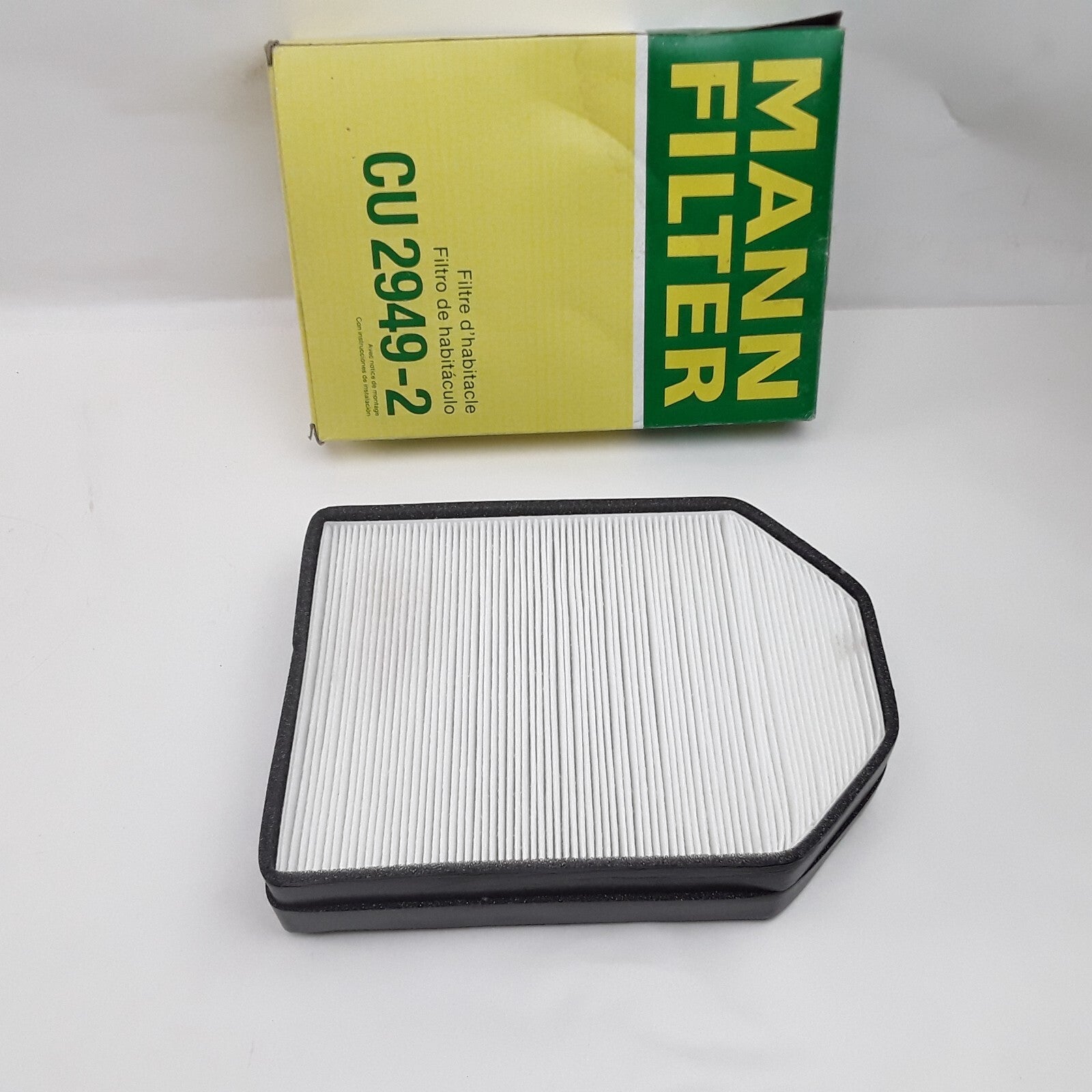 Mann-Filter CU 2949-2 Cabin Air Filter Fits Audi A8 Quattro S8 A8 (1997-2003)