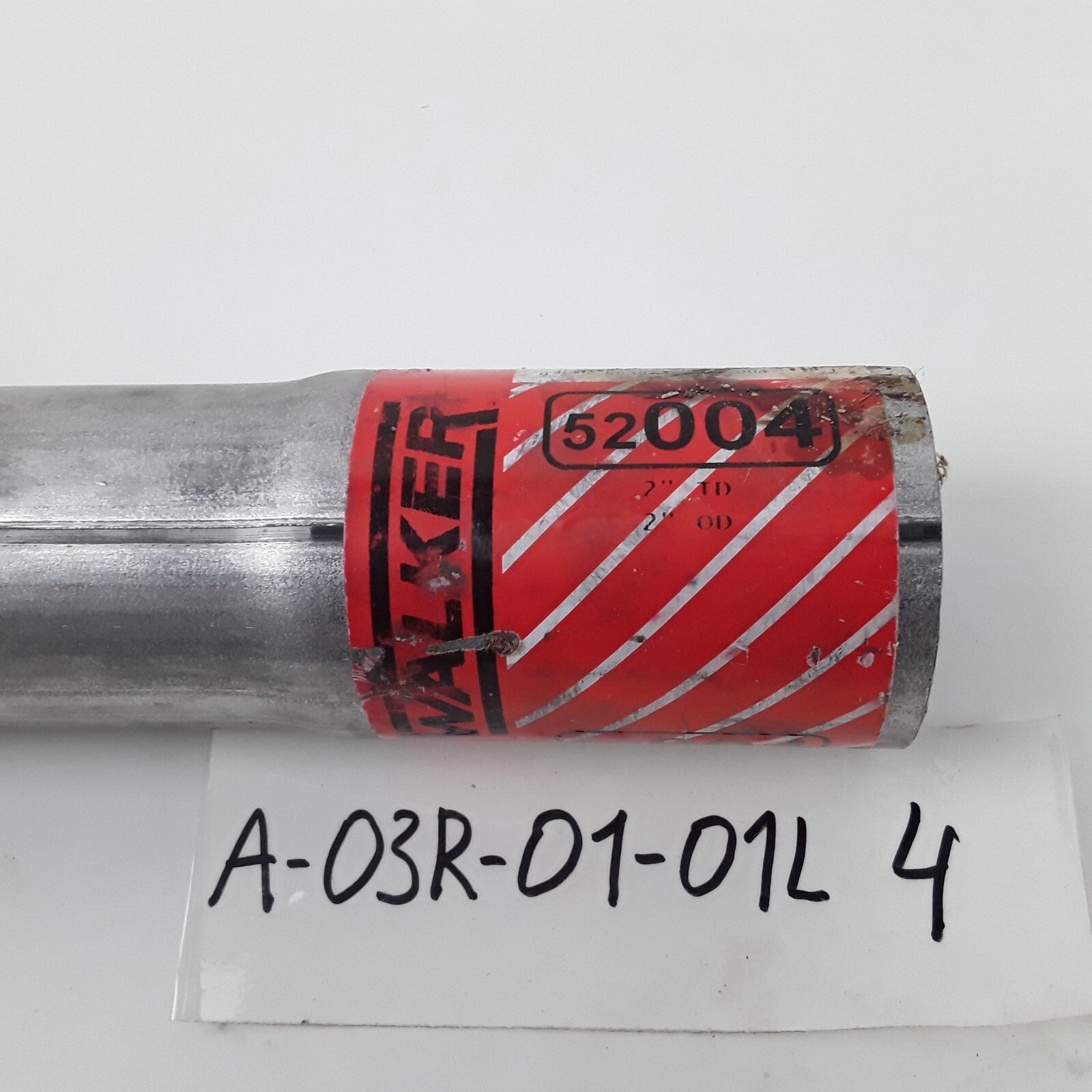 Walker 52004 Exhaust Heavy Duty Intermediate Pipe 2" Inlet 2" Outlet Length 18"