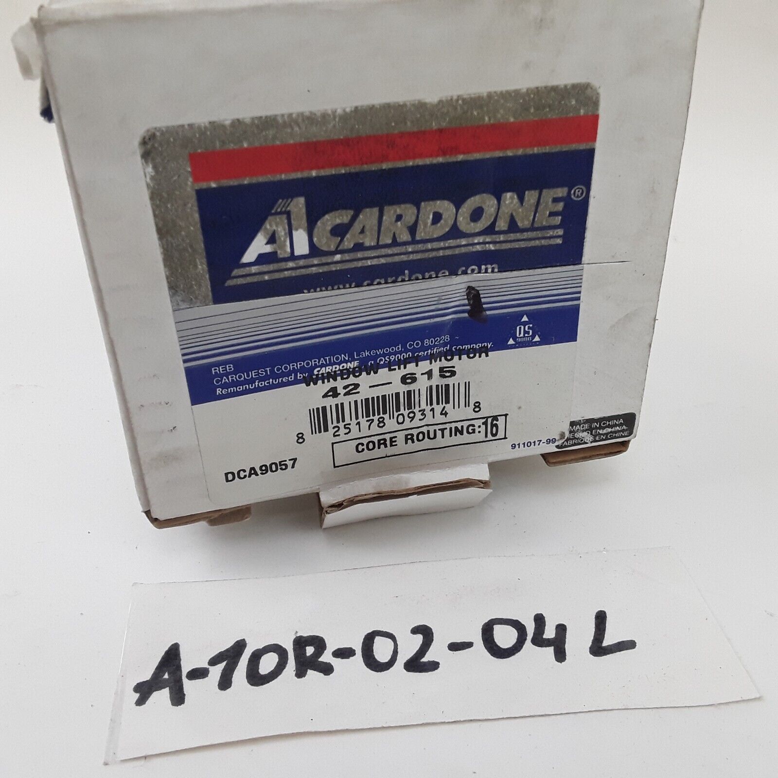 Cardone 42-615 Power Window Motor Reman For Chrysler Town & Country 1996-2002