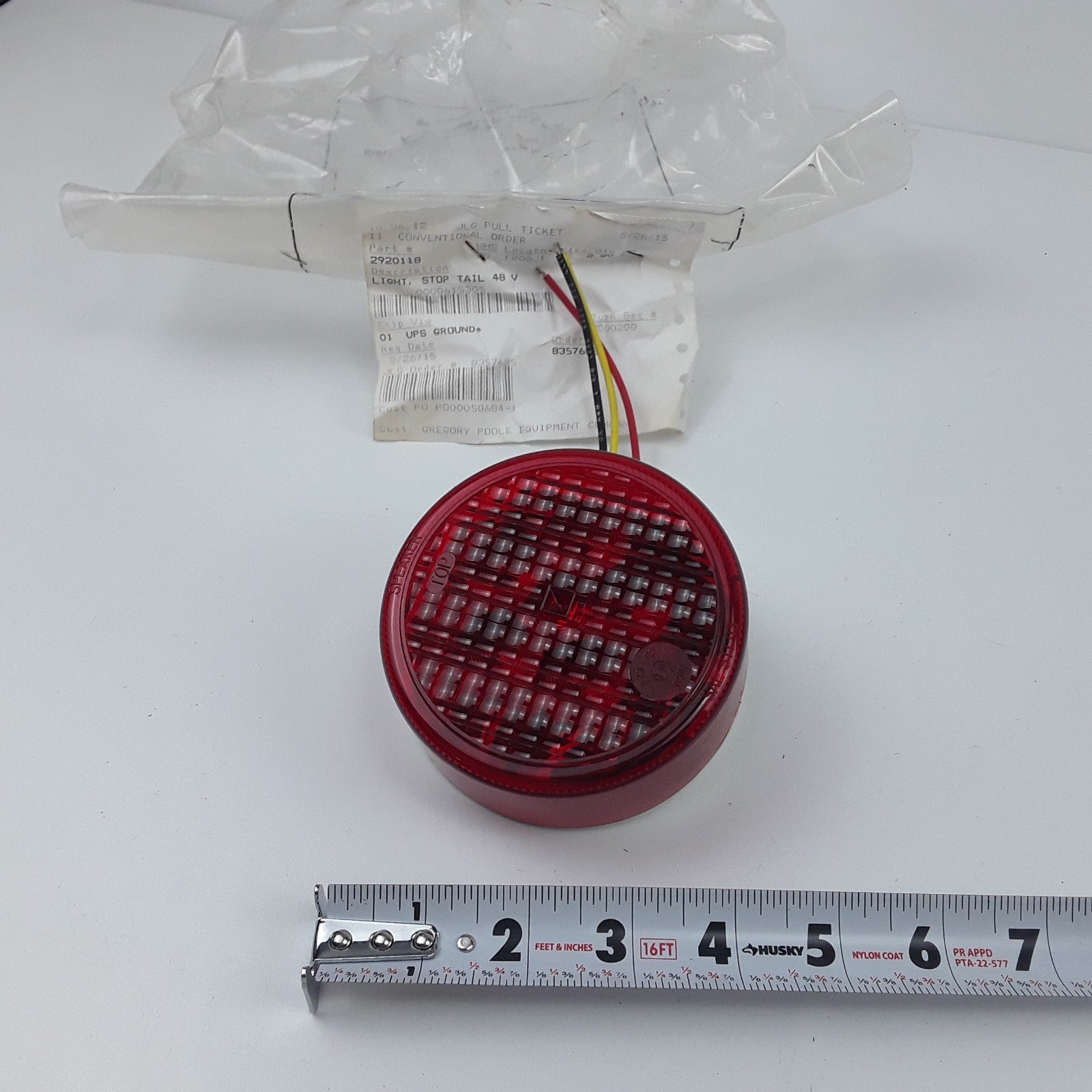 JLG 2920118 Stop Tail Signal Light 24-48 V Volt For Truck Trailer Bus Forklift