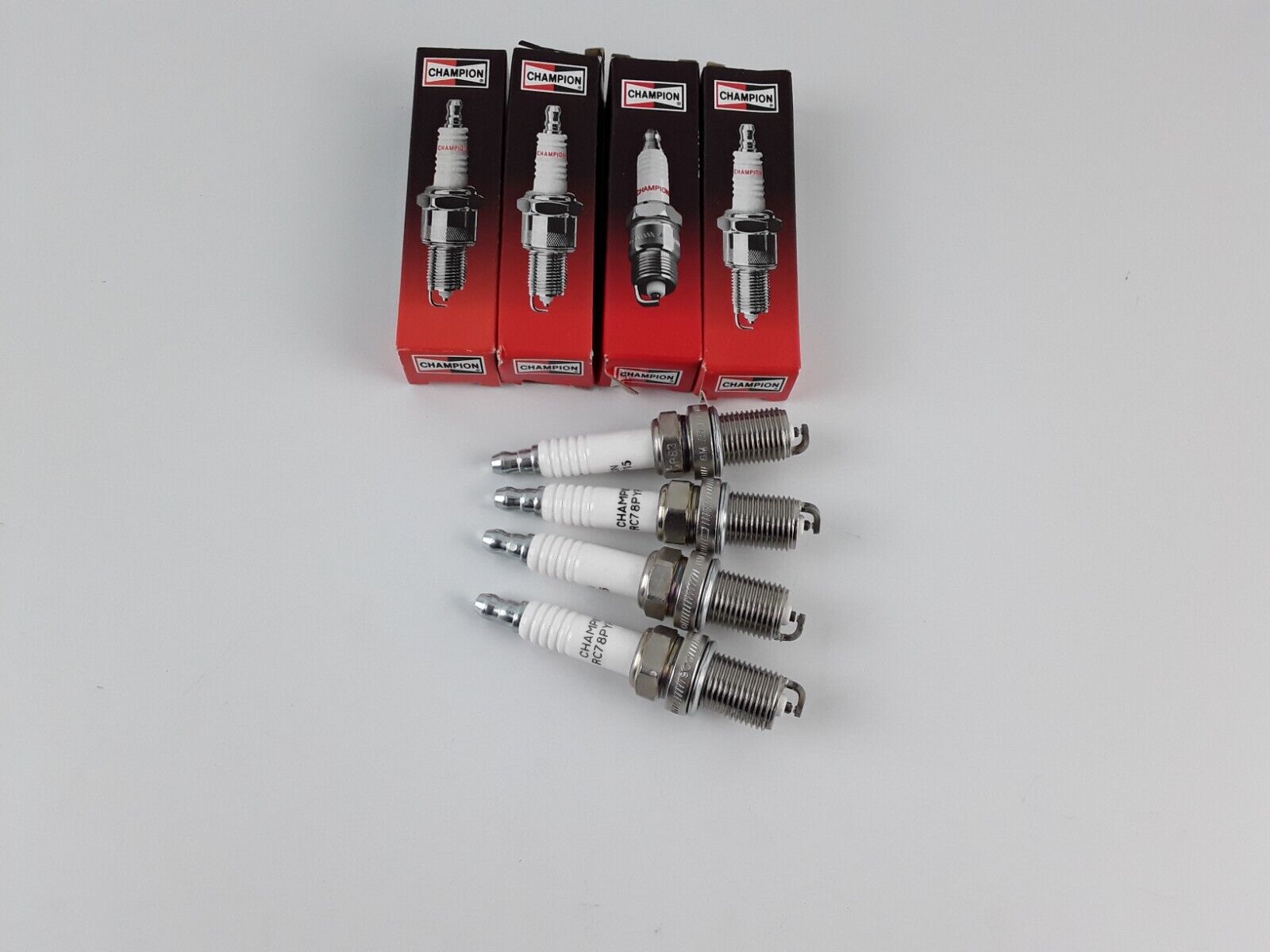 4 pcs Spark Plug Champion 243 RC78PYP15 Spark Plug-Industrial Fast Free Shipping - HotCarParts