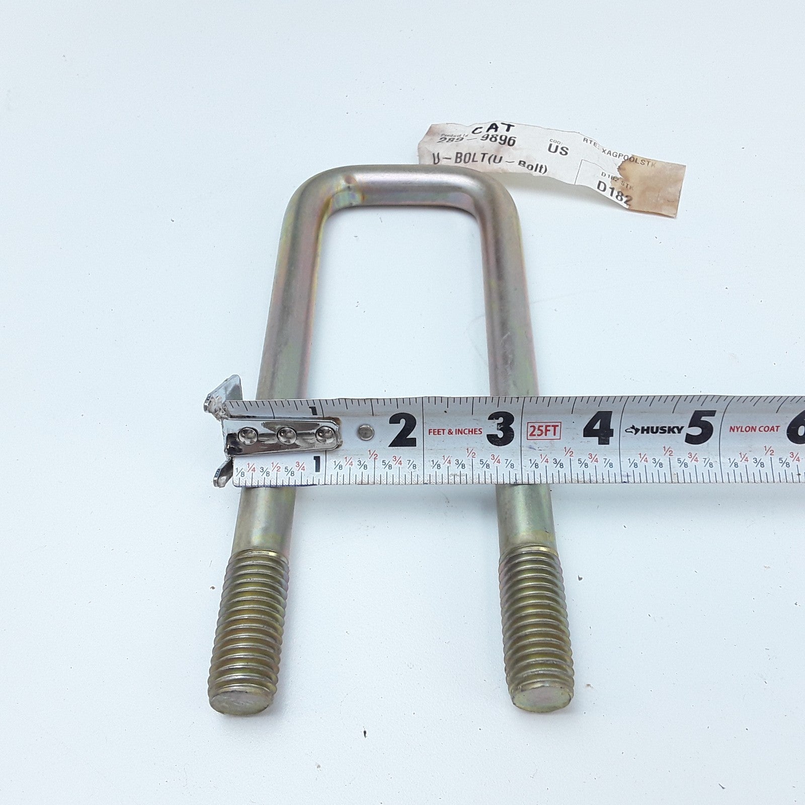 Caterpillar 289-9896 U Bolt 5/8" x 3-1/4" x 7-1/4" For PR118 PR172 272D3 PR121