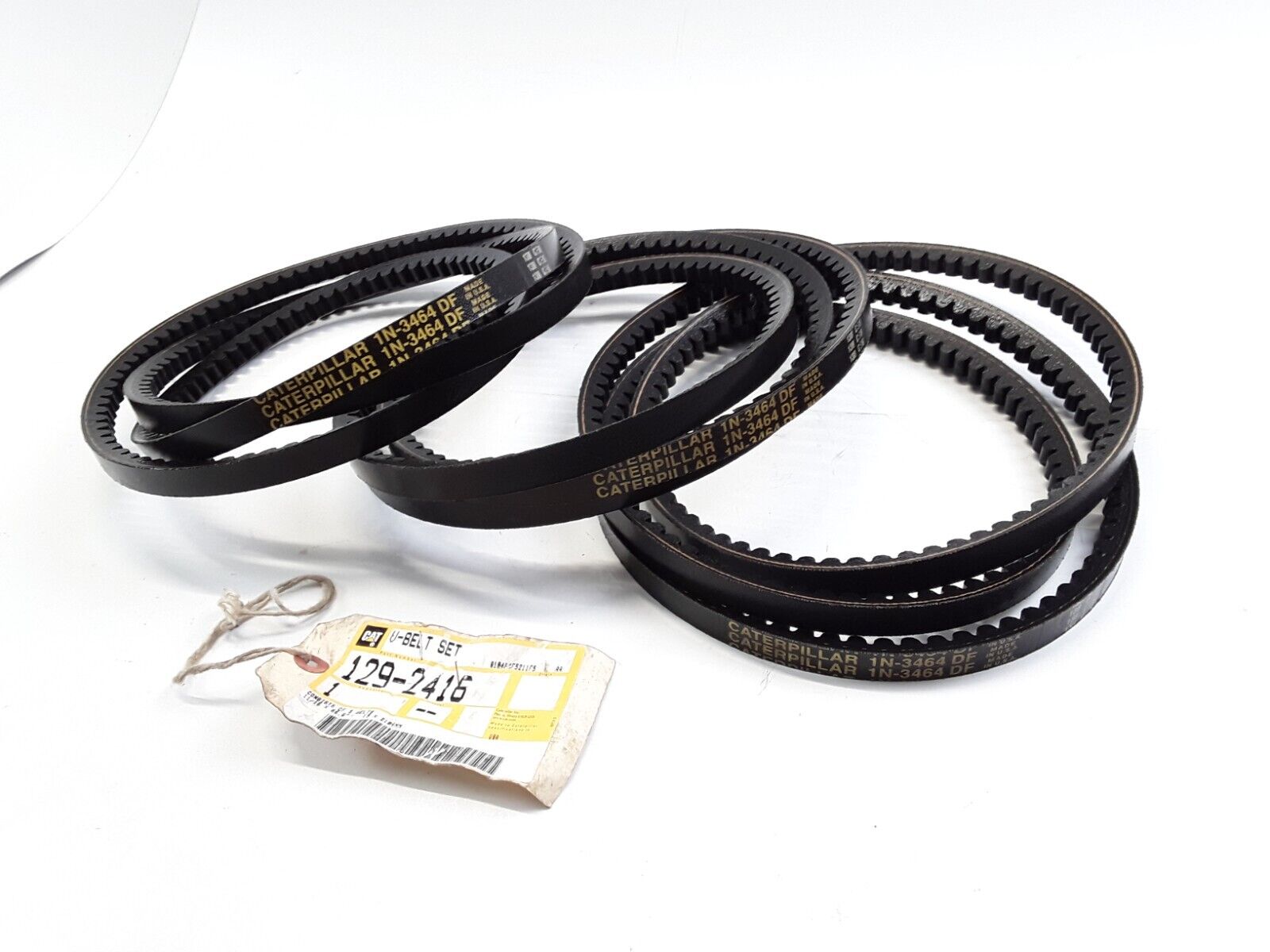 CAT 129-2416 COGGED V-BELT 1N-3464 1N3464 SET OF 3 TRACK-TYPE TRACTOR D8N D8R II - HotCarParts