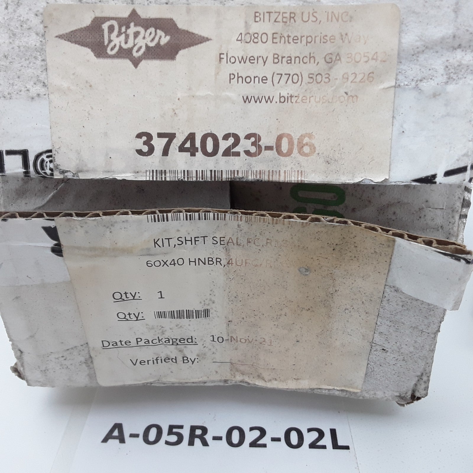 Bitzer 374023-06 Shaft Seal Set with O-rings and Felt For Bus AC Compressor