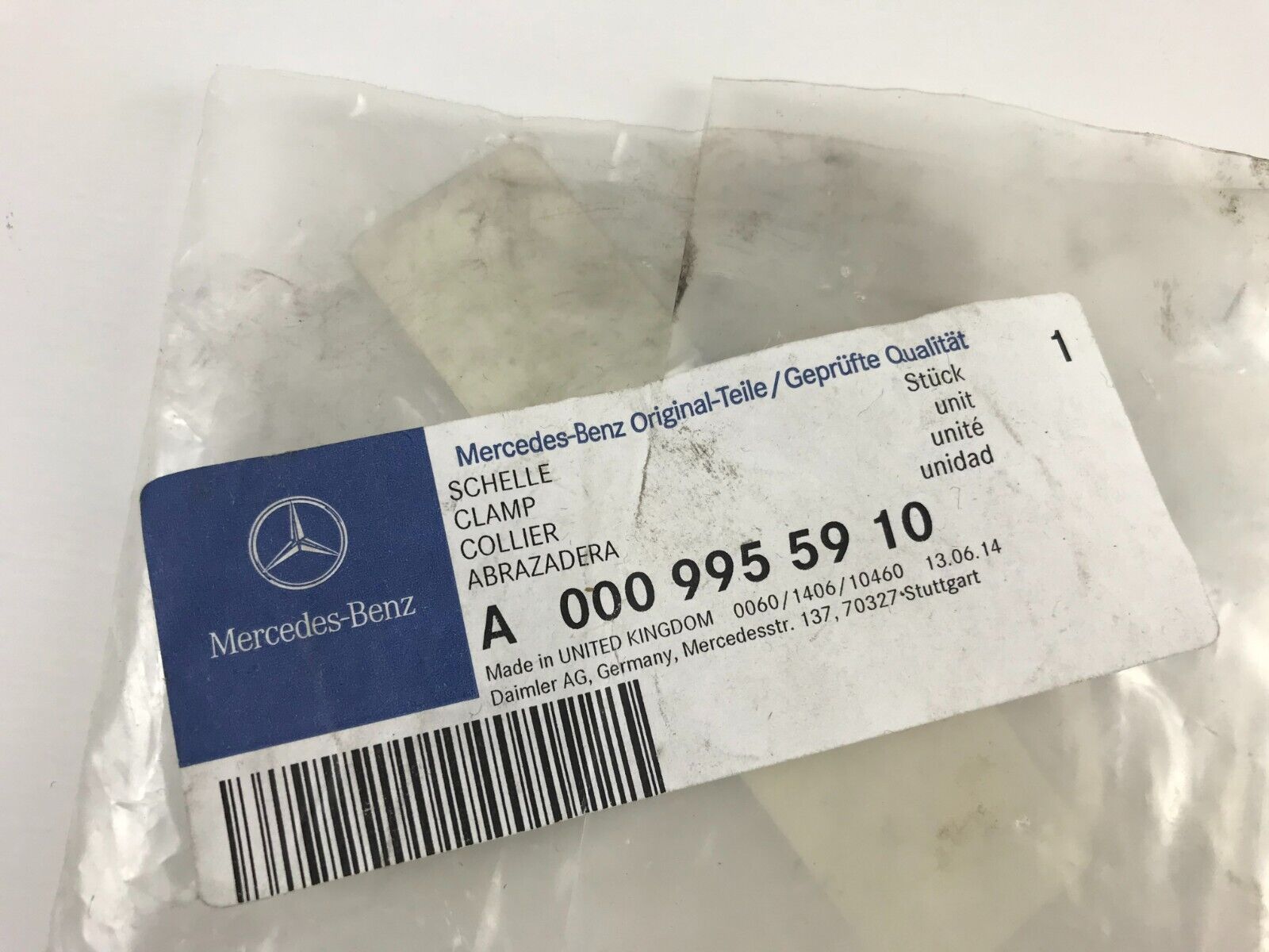 GENUINE OEM Mercedes-Benz 926 EGR COOLER CLAMP A0009955910 DDEA0009955910 OM 460 - HotCarParts