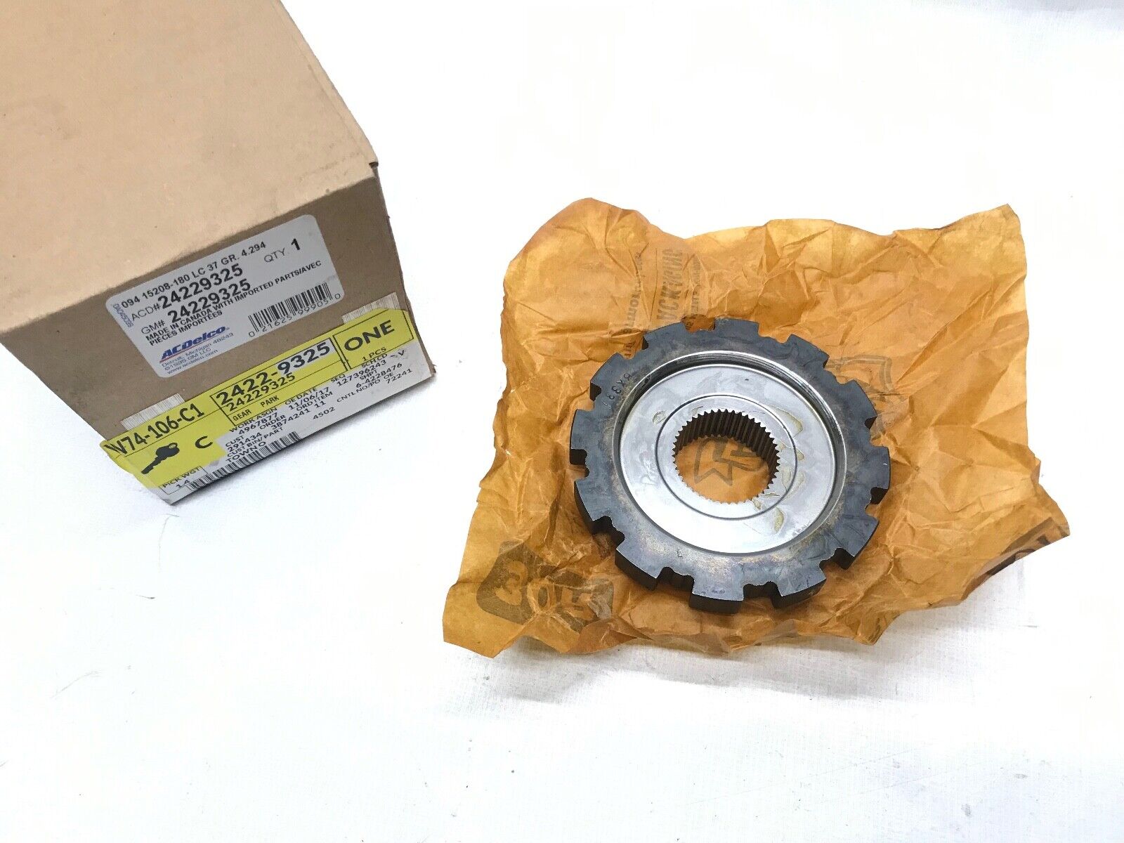 Auto Trans Parking Gear ACDelco GM Original Equipment 24229325 - HotCarParts