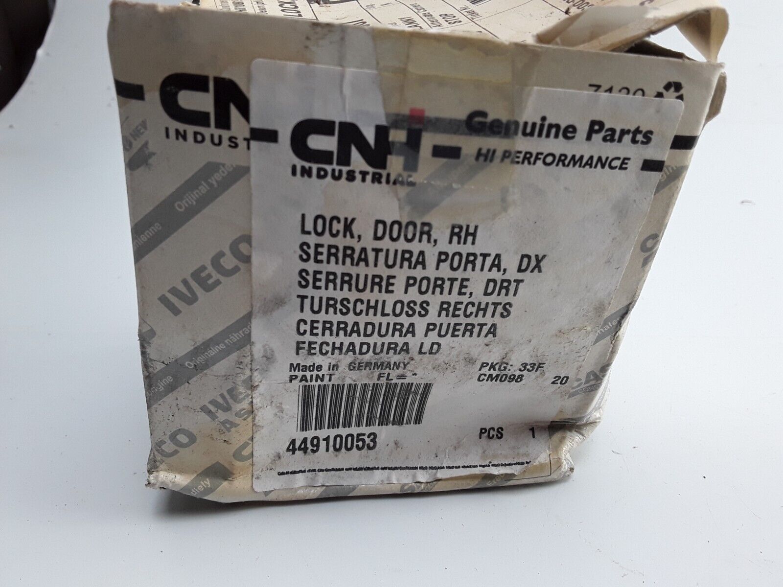 For Case OEM CNH 44910053 Door Lock RH 1121F, 1021F, 555E, 575E, 655E, 675E - HotCarParts