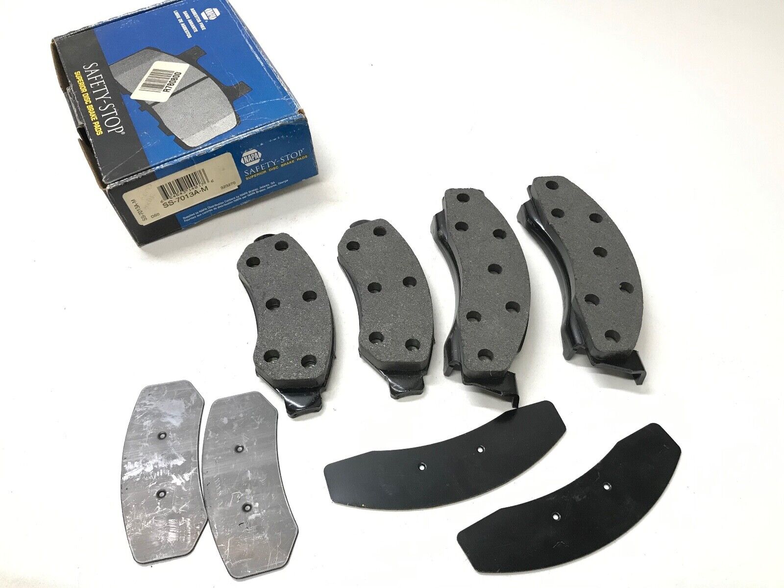 Disc Brake Pad Set-ThermoQuiet Disc Brake Pad Front NAPA SS-7013A-M / MX50 - HotCarParts