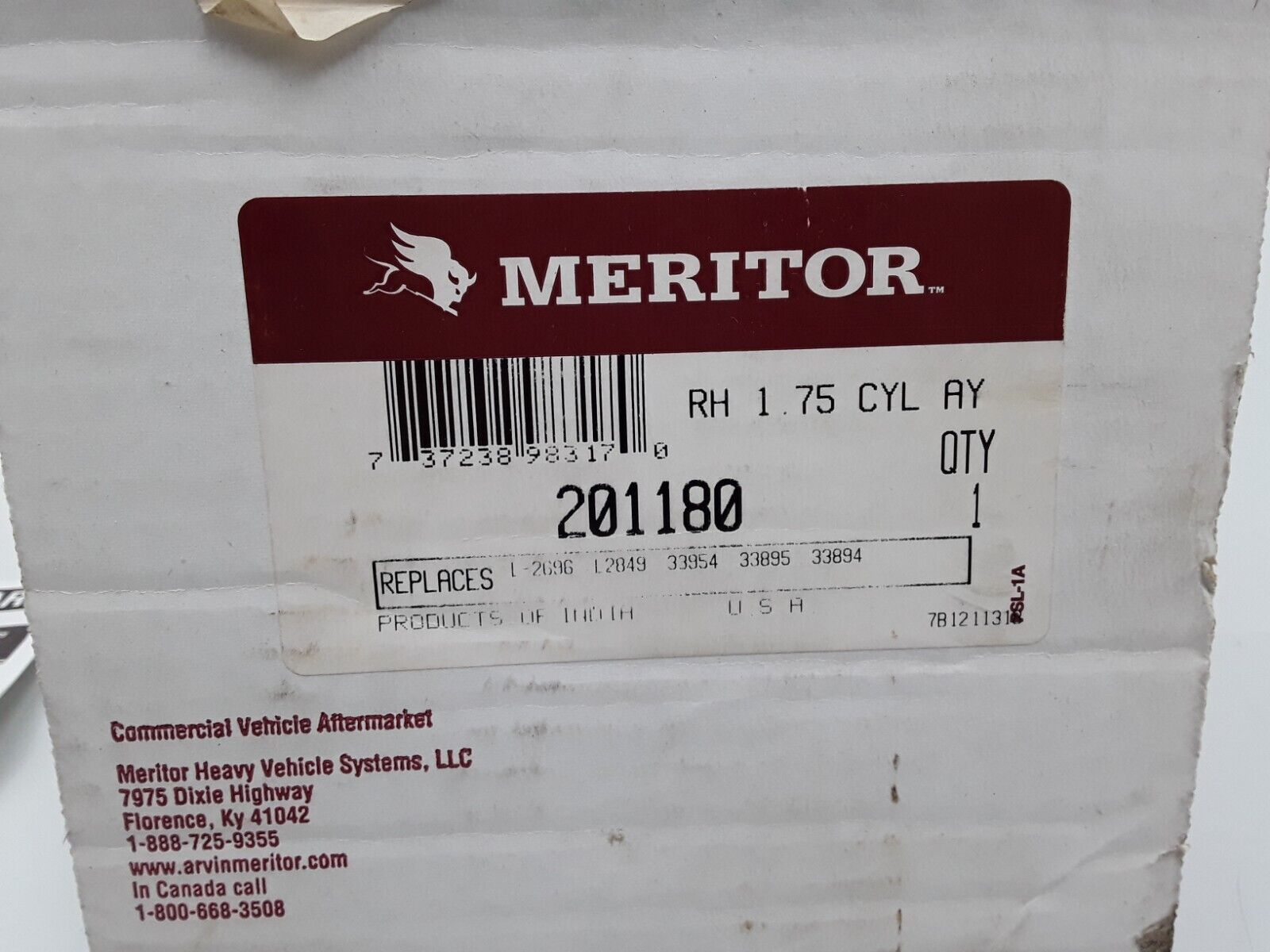 Meritor 201180 Expander 68660580 RH 1.75 fits Ford 1986-Up for Lucas Rear Brake - HotCarParts