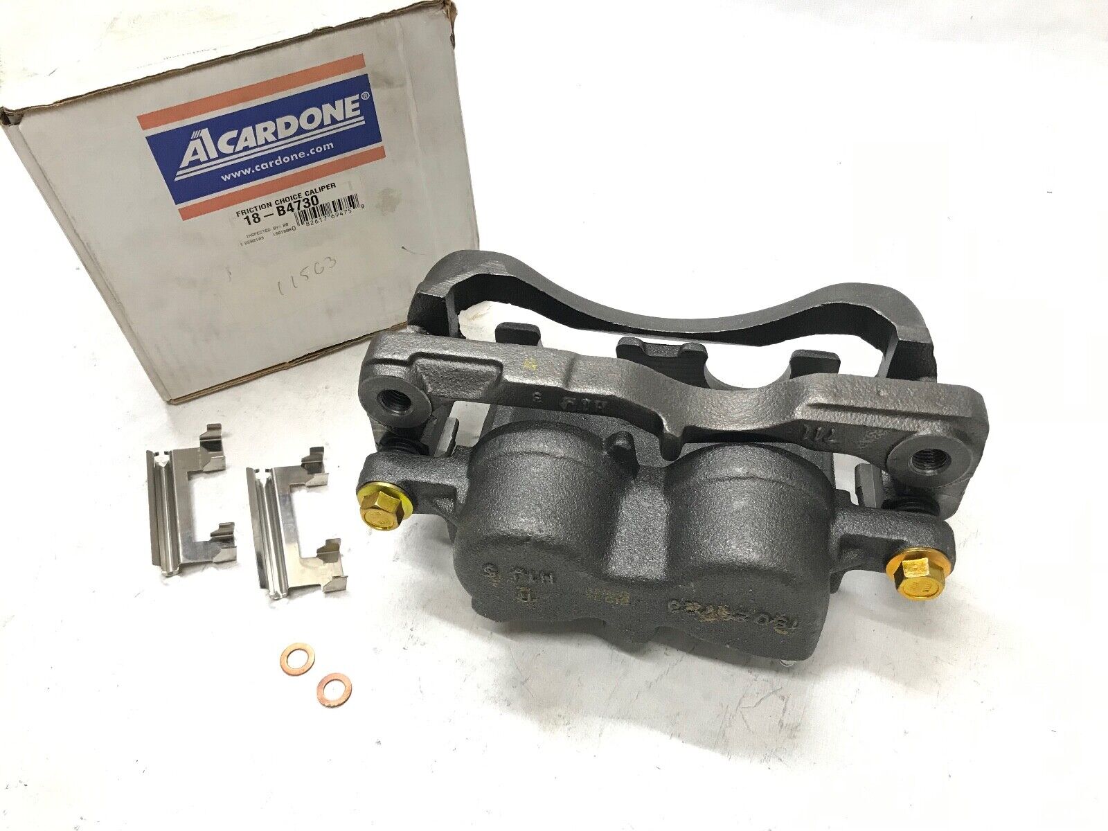 Disc Brake Caliper-Unloaded Caliper with Bracket Front Right Cardone Reman - HotCarParts