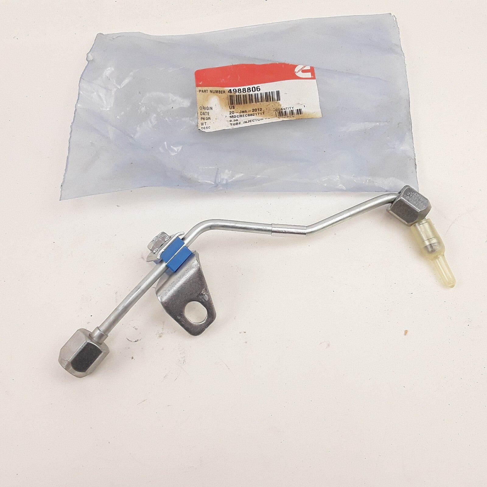 Cummins 4988806 Injector Fuel Supply Tube Fits 5.9 Liter ISB/QSB Engines