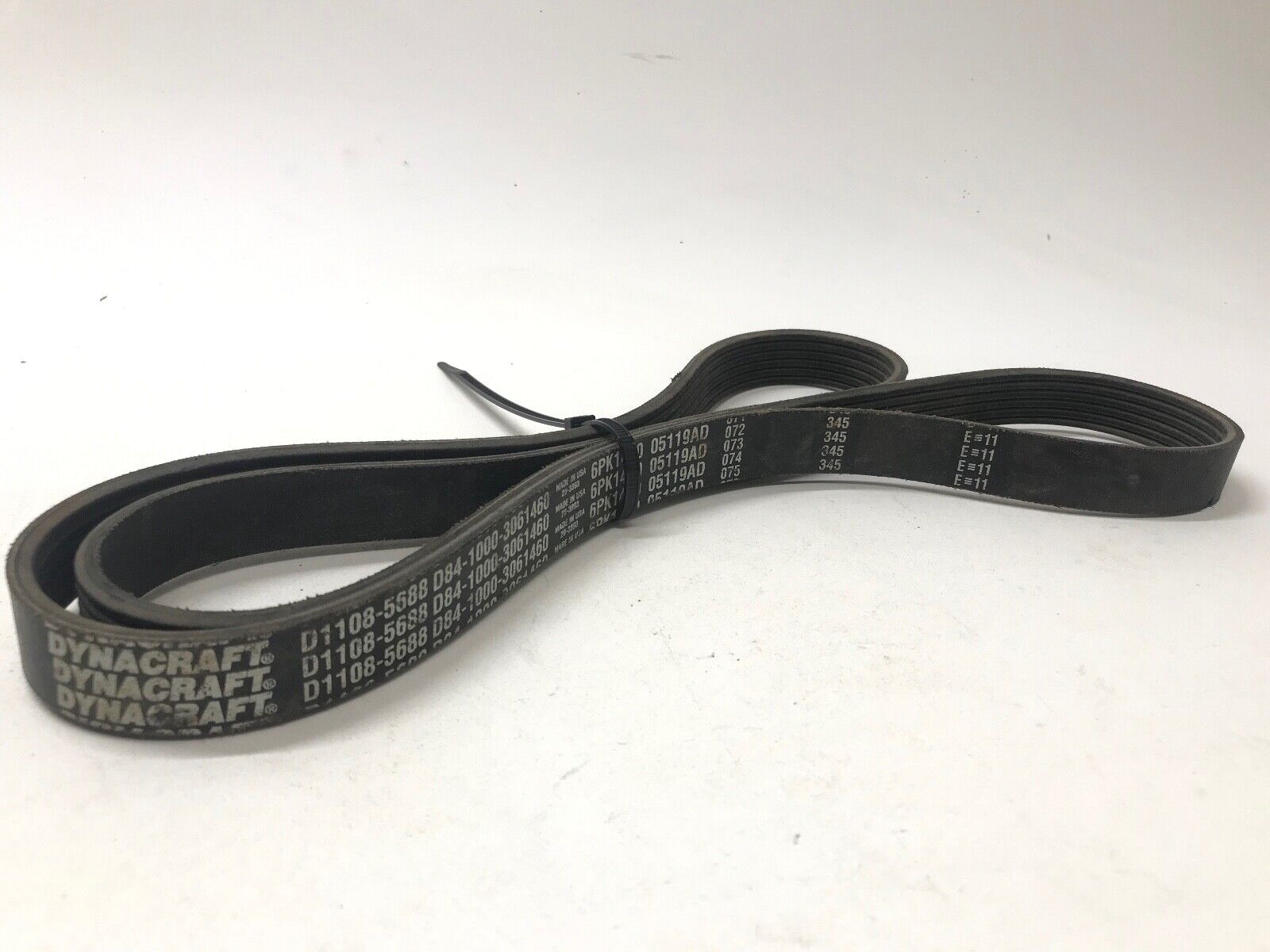 Serpentine Belt DYNACRAFT D84-1000-3061460 / 5060578 4060578 5060578DR 578K6 - HotCarParts