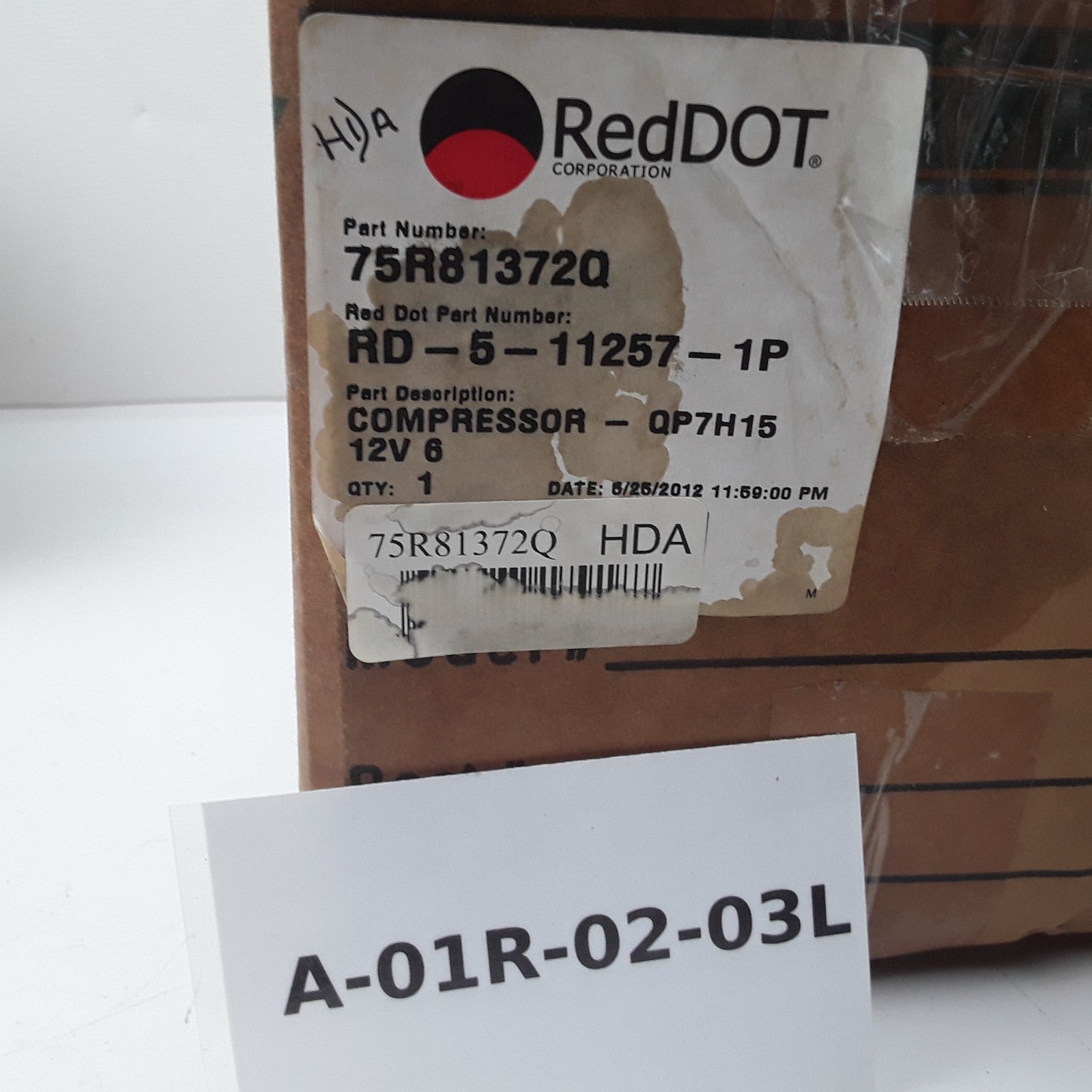 Red Dot 75R81372Q Compressor-QP7H15D Q4891 Fits Volvo VN VHD VNL VNM 2002-2016