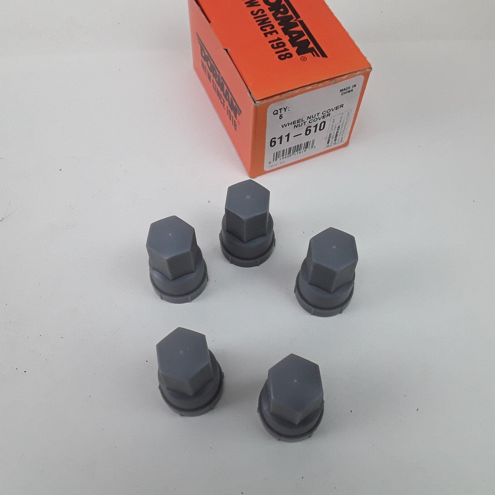 Set of 5 Wheel Fastener Nut Cover M24-2.0 Hex 19mm Fits Chevrolet Oldsmobile