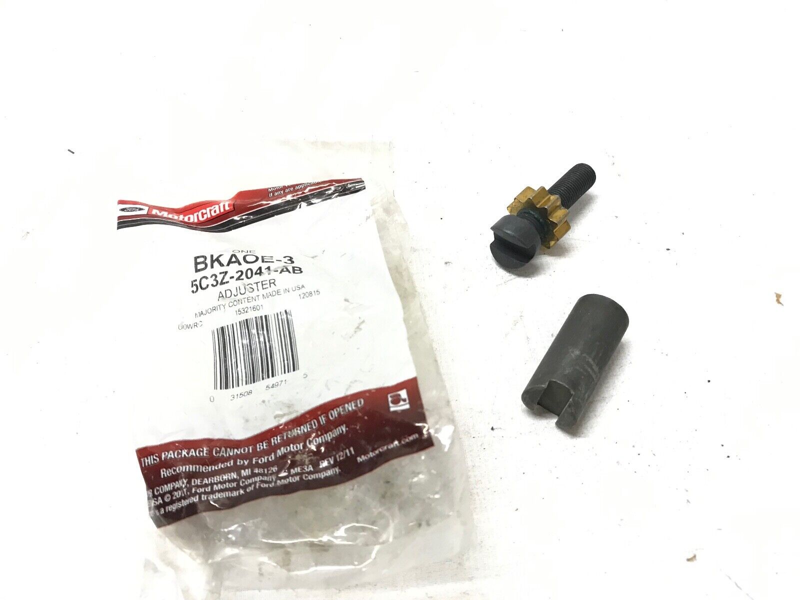 Motorcraft BKAOE3 Drum Brake Adjusting Screw Assembly, Rear F-250 F-350 F-450 - HotCarParts