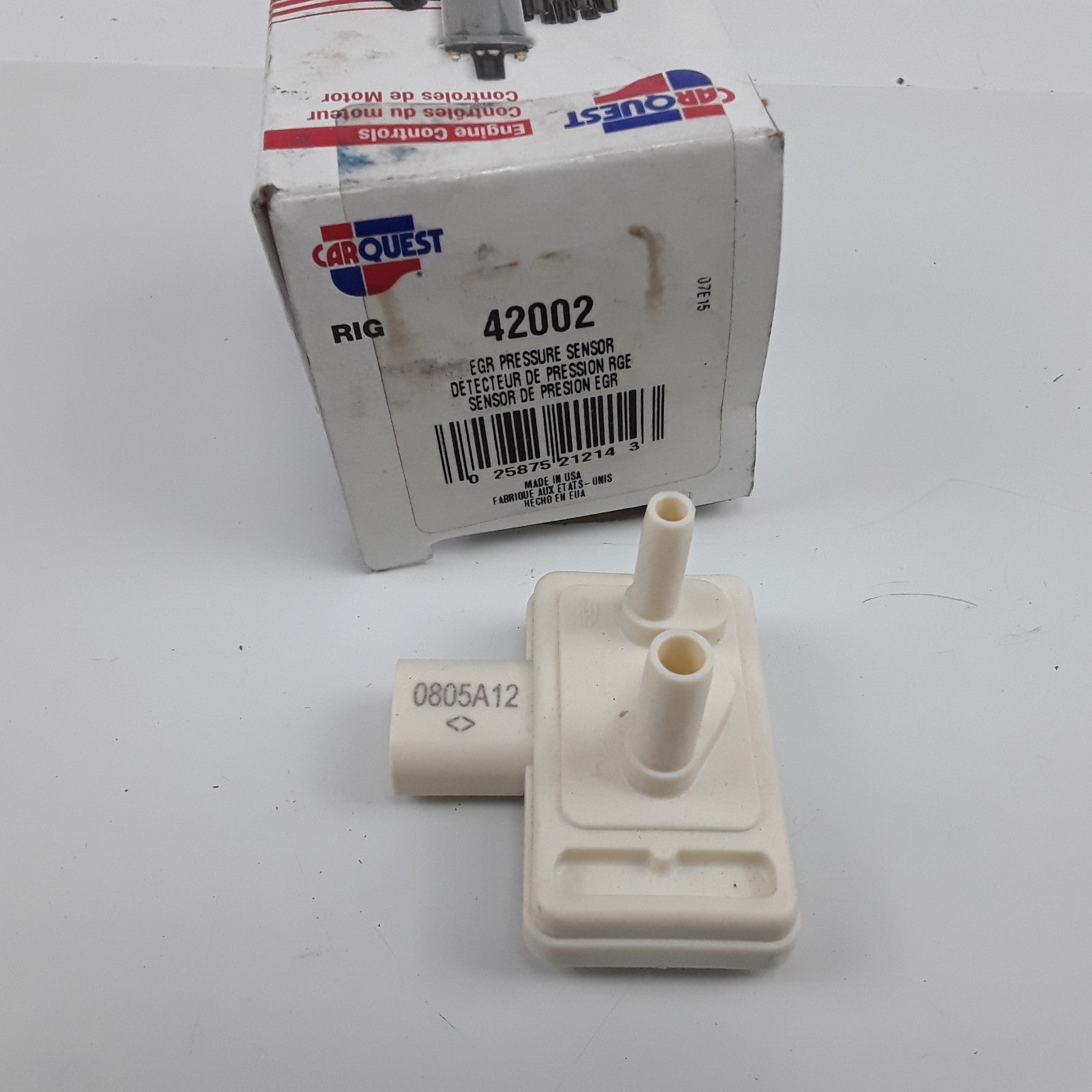 Carquest 42002 Exhaust Gas Recirculation (EGR) Pressure Detection Sensor