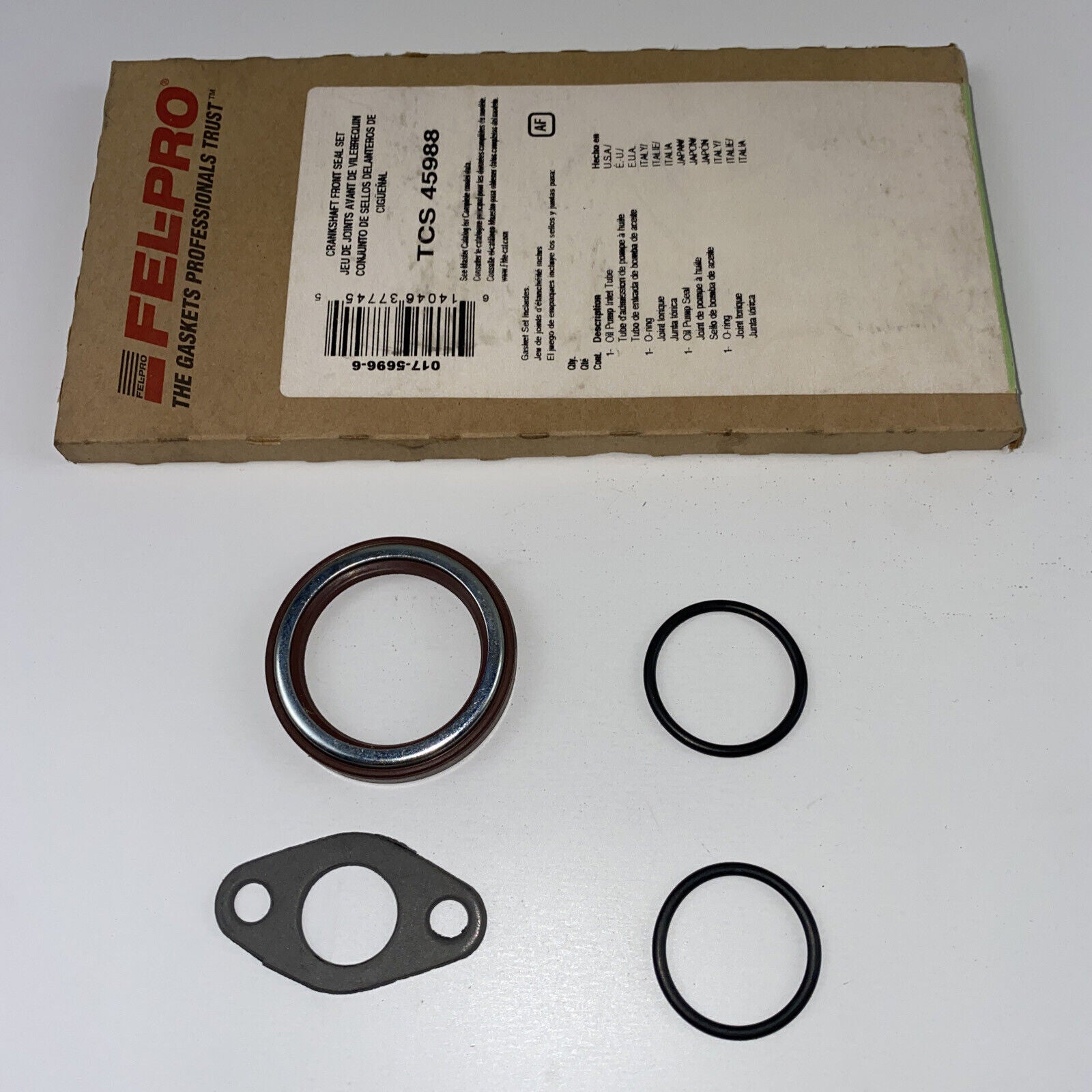 Fel-Pro TCS 45988 Engine Crankshaft Seal Kit, Front for Honda Civic 1.6L 99-2000 - HotCarParts