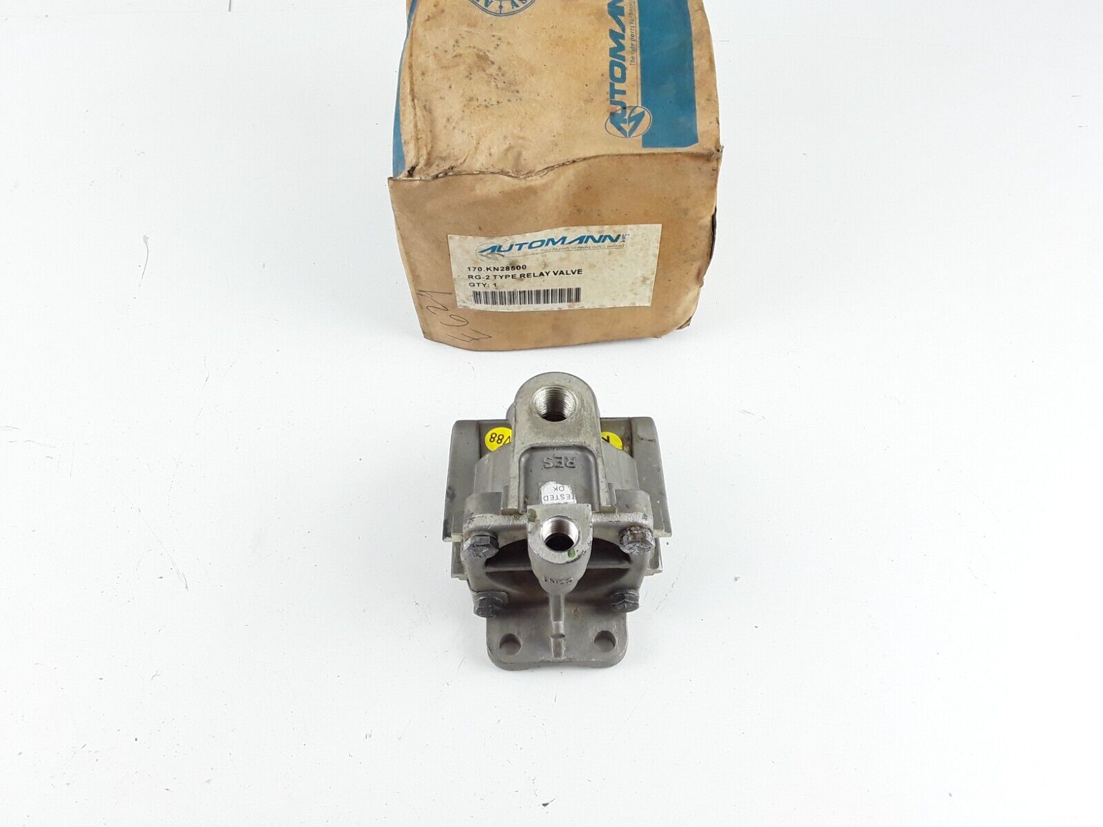 NEW Automann KN28500 RG2 Air Brake Relay Valve Cross p/n 034056 S-6085 N30108BC - HotCarParts