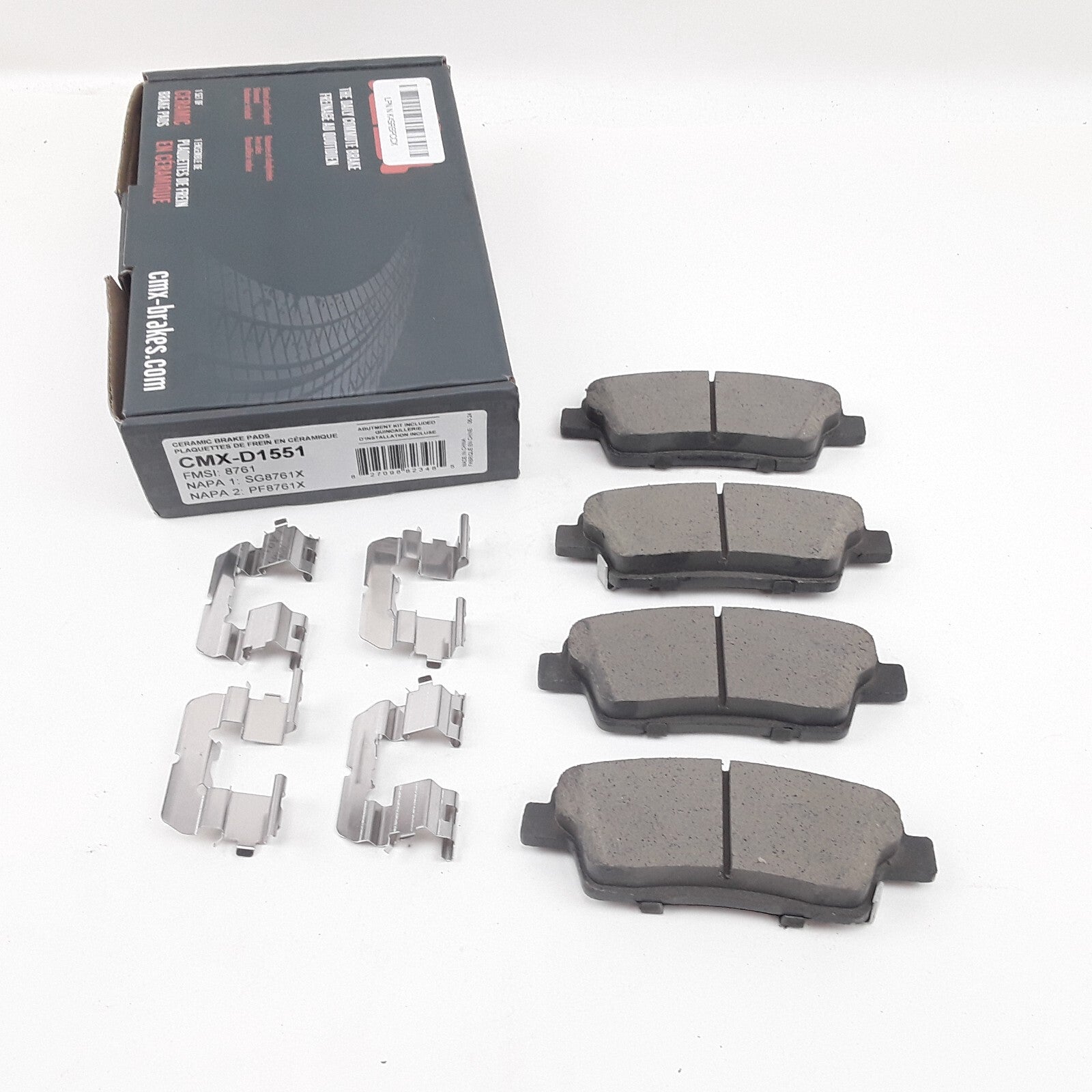 Transit CMX-D1551 Disc Brake Pad Set Fits Mini Kia Hyundai Genesis (2010-2017)