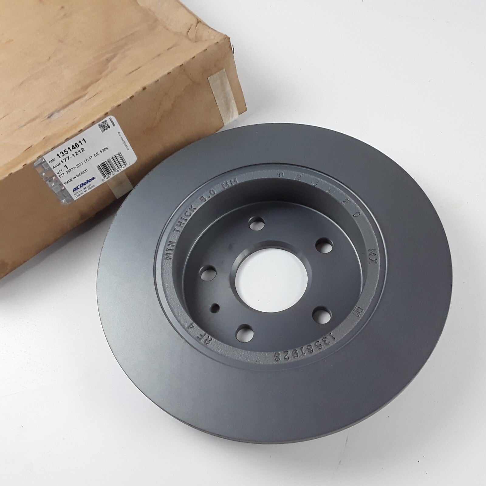 Rear Disc Brake Rotor Fits Chevrolet Cruze Bolt EUV Bolt EV Volt (2016-2023)