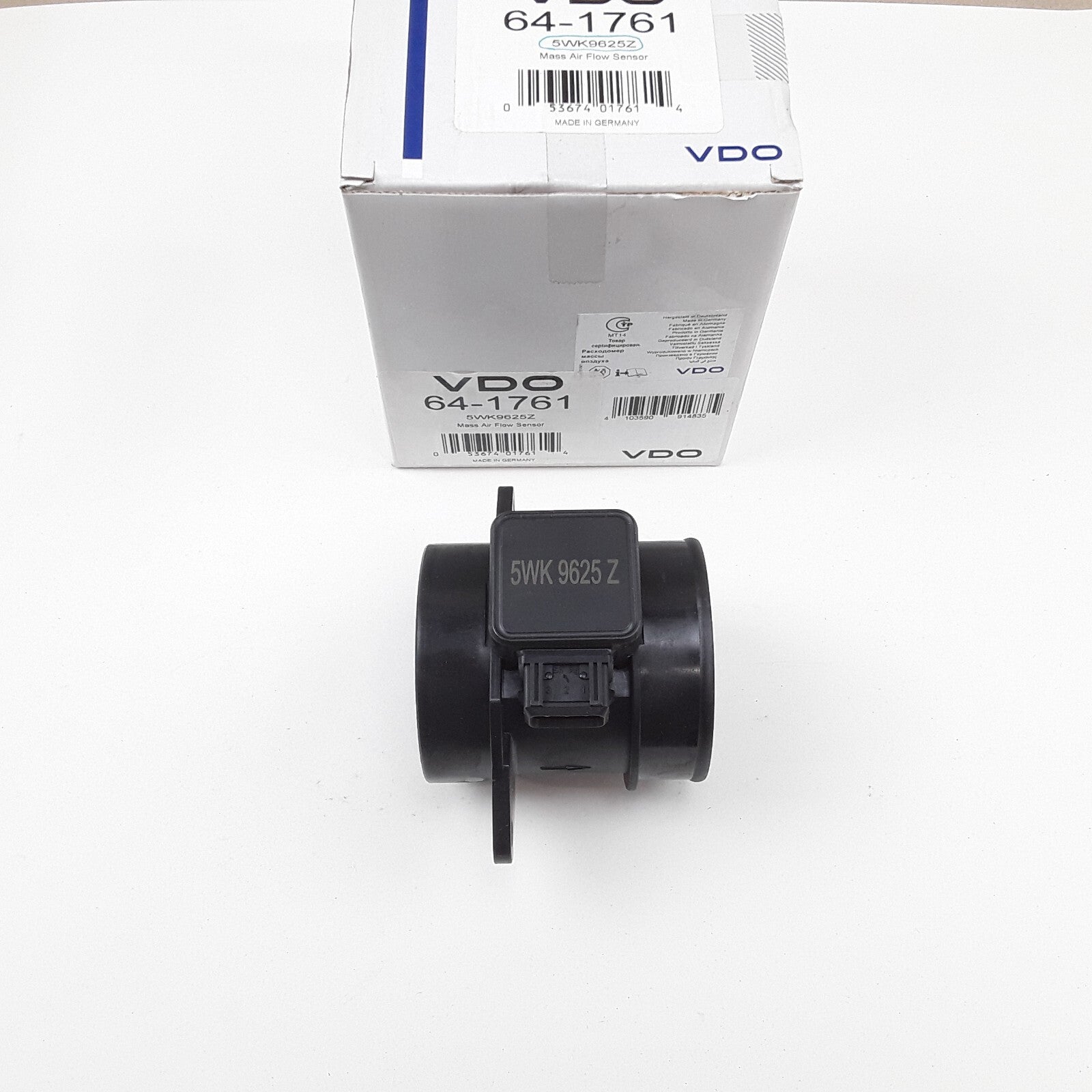 Mass Air Flow Sensor VDO 5WK9625Z Fits Kia Rio 2001 2002 2003 2004 2005