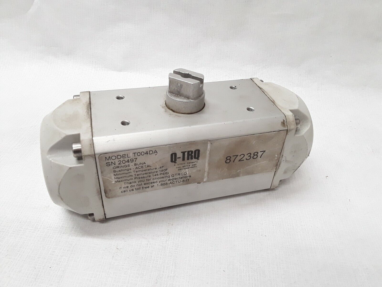 Q-TRQ MODEL T004DA SN20497 872387 FAST FREE SHIPPING - HotCarParts