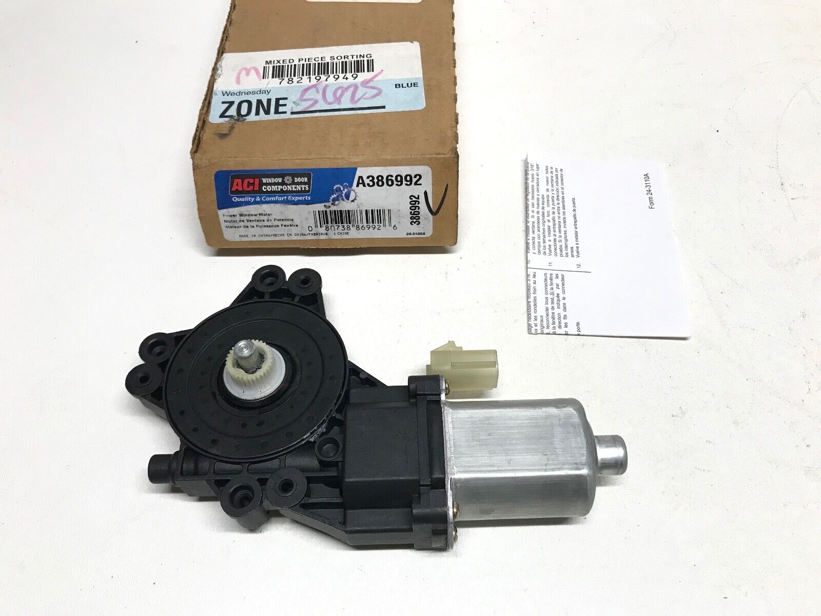 Power Window Motor Rear Right ACI/Maxair 386992 for Dodge, Jeep FAST SHIPPING - HotCarParts