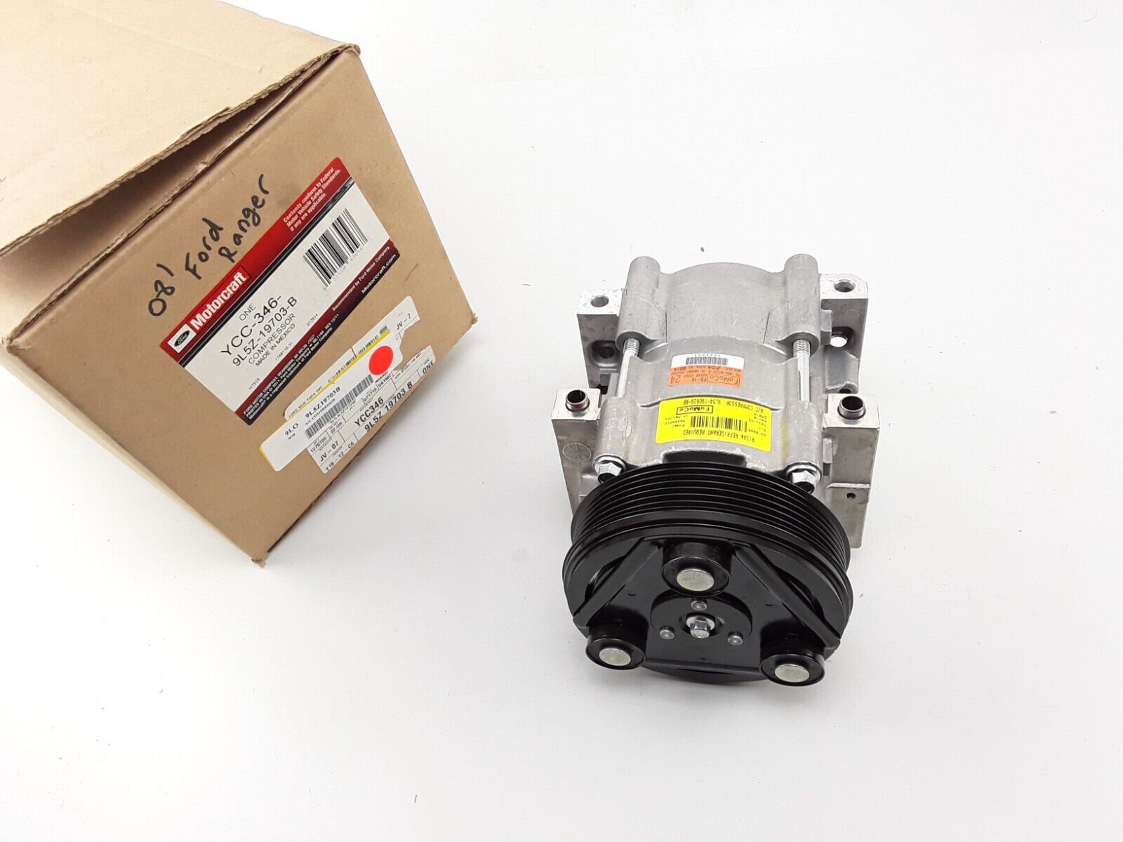 A/C AC Compressor For Ford Ranger 4.0L 2008 2009 2010 2011 GENUINE Motorcraft - HotCarParts