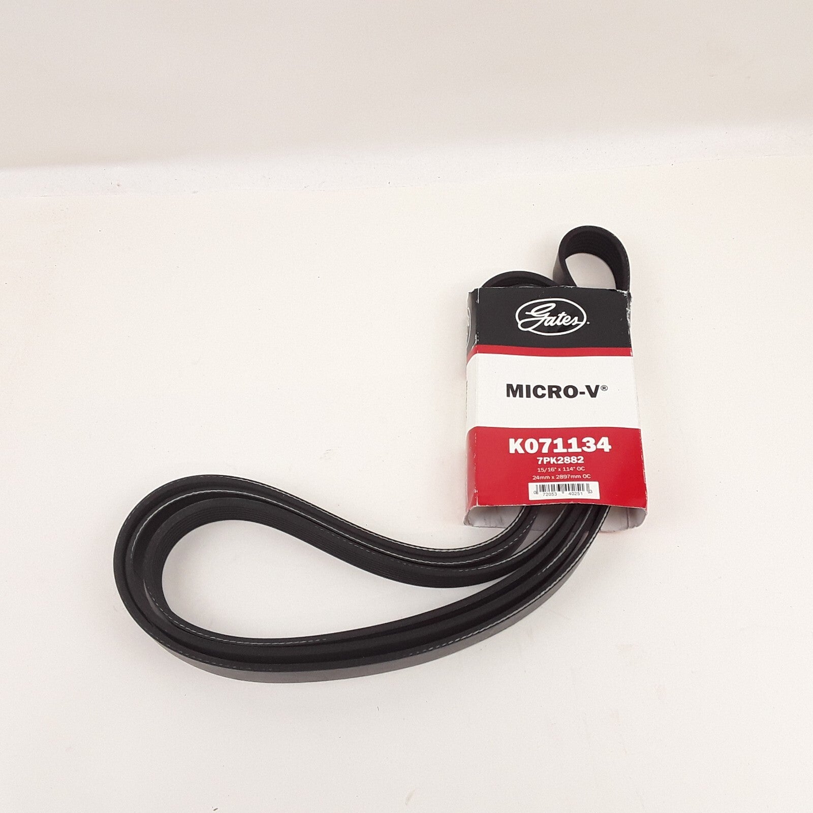 Gates K071134 Micro-V Serpentine Belt Fits Dodge Ram 2500 3500 1994 1995 1996