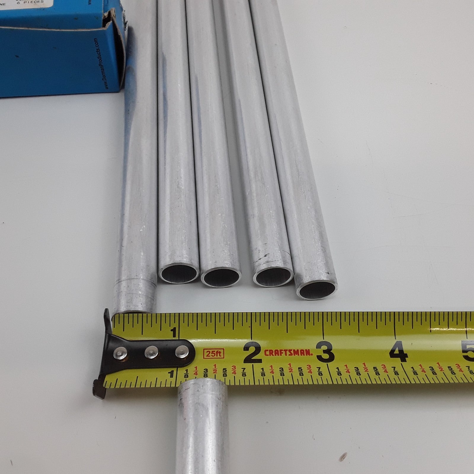 Dorman 800-634 A/C Tube Straight Aluminum 5/8 in OD x 12 in Rigid Set of 6