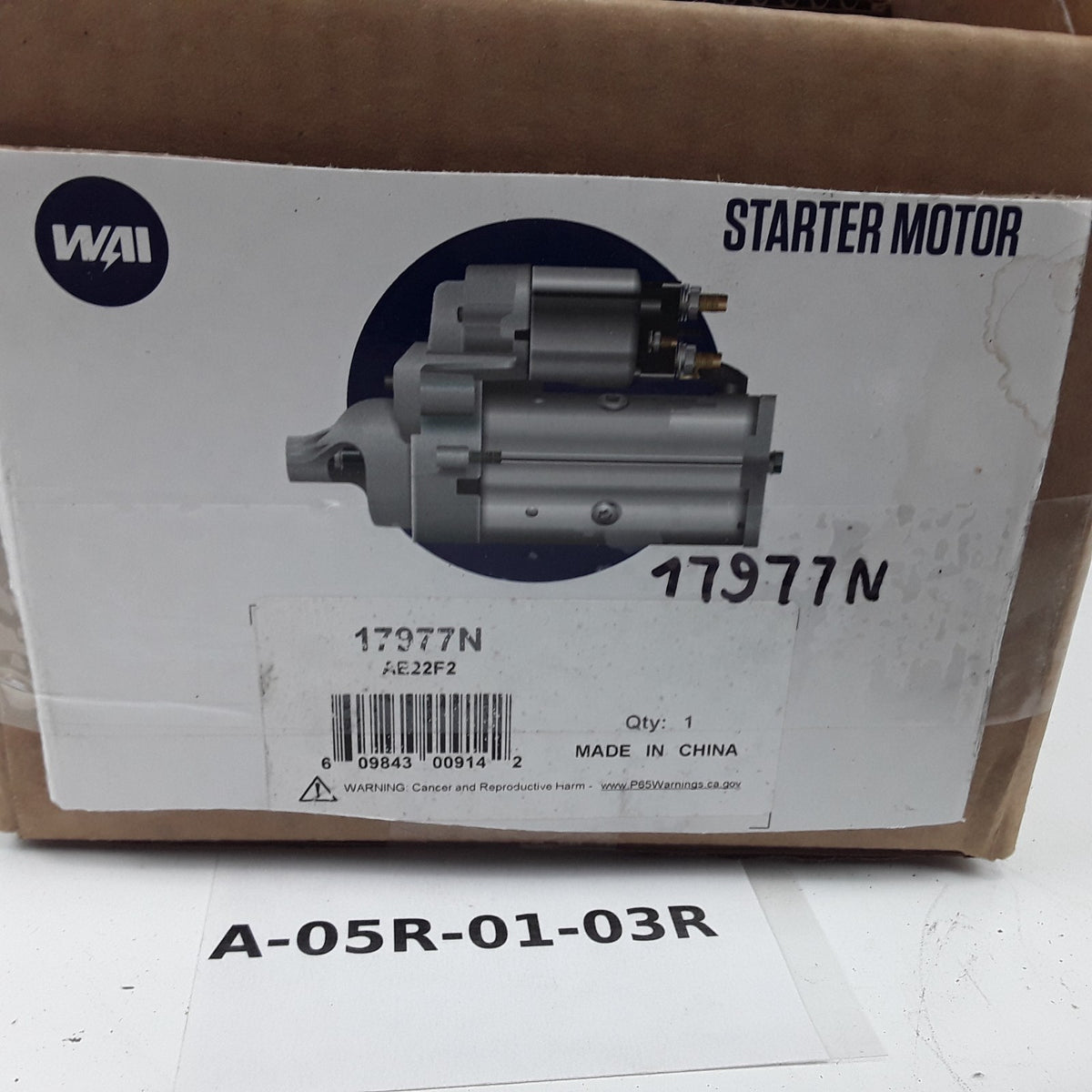 Starter Motor Fits Audi S4 Volkswagen Passat (1997, 2002, 2004-2005) 2.7L, 2.0L