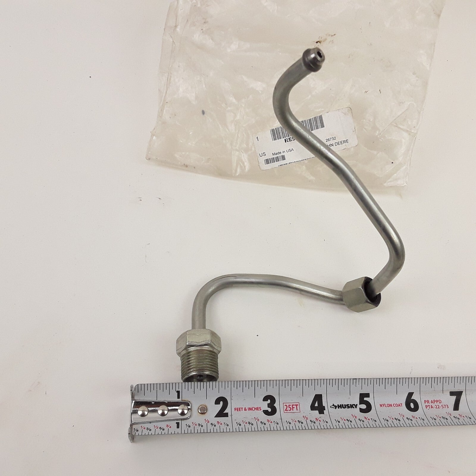 John Deere Fuel Line Common Rail Fuel Injector 130G 160G 180G 210K 310K SK 344K
